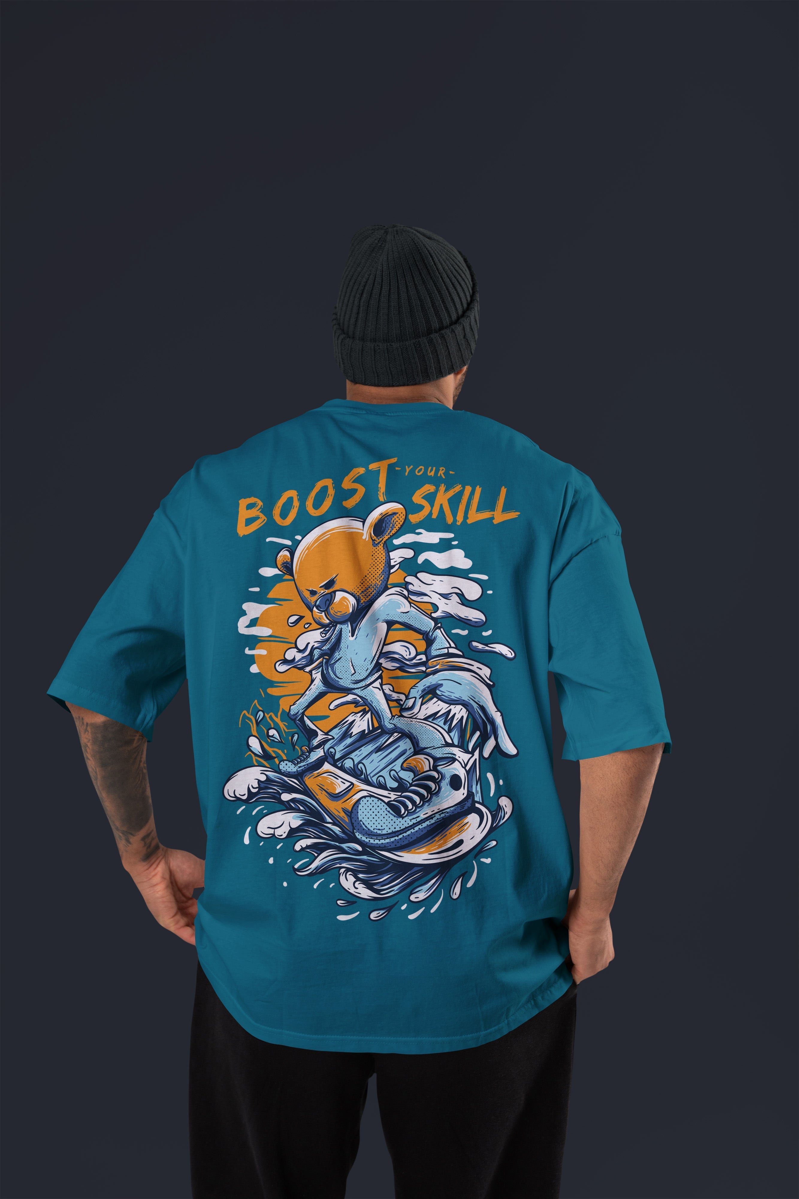BOOST SKILL Tshirt (Vrystal Teal)