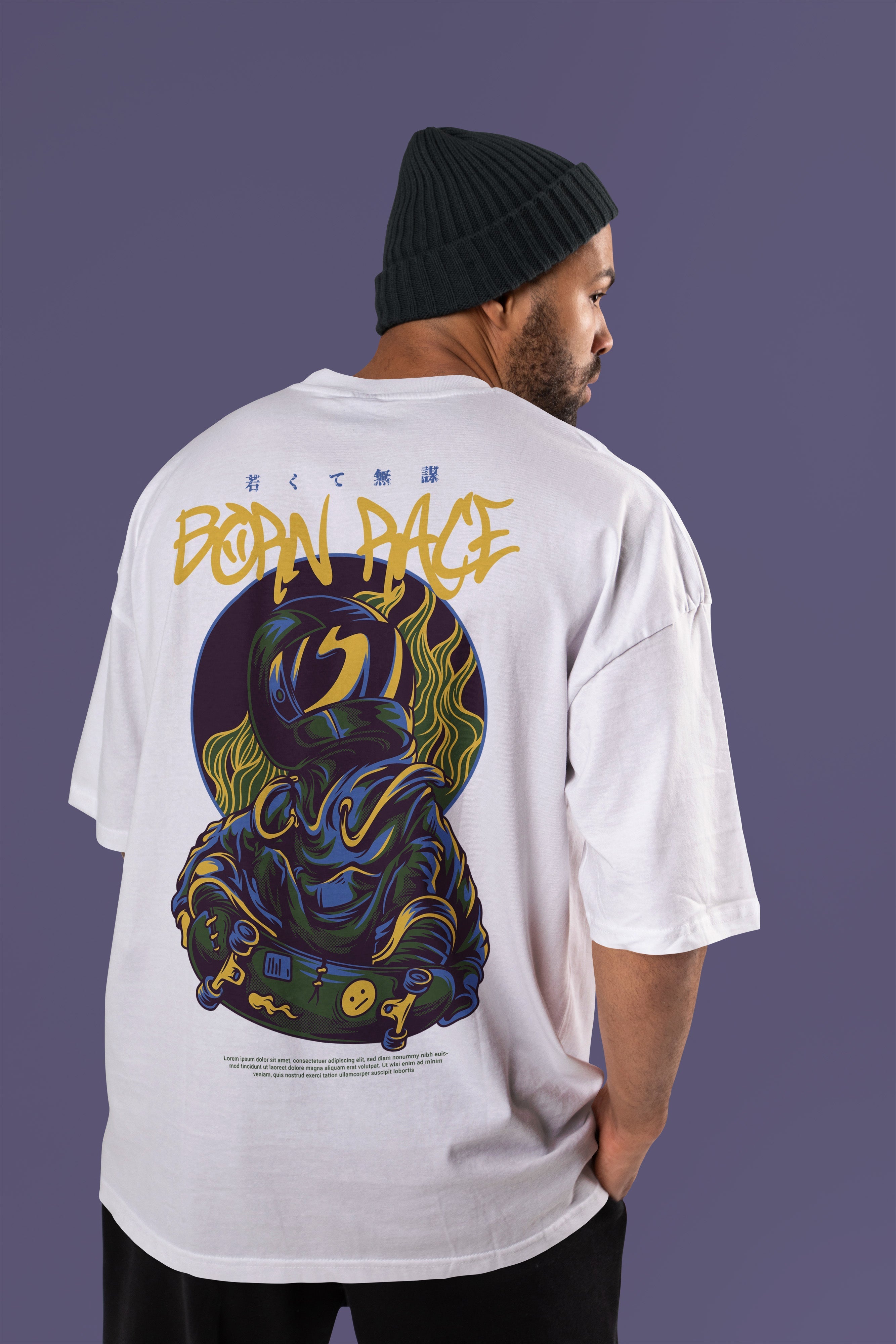 BORN RACE Tshirt (White)