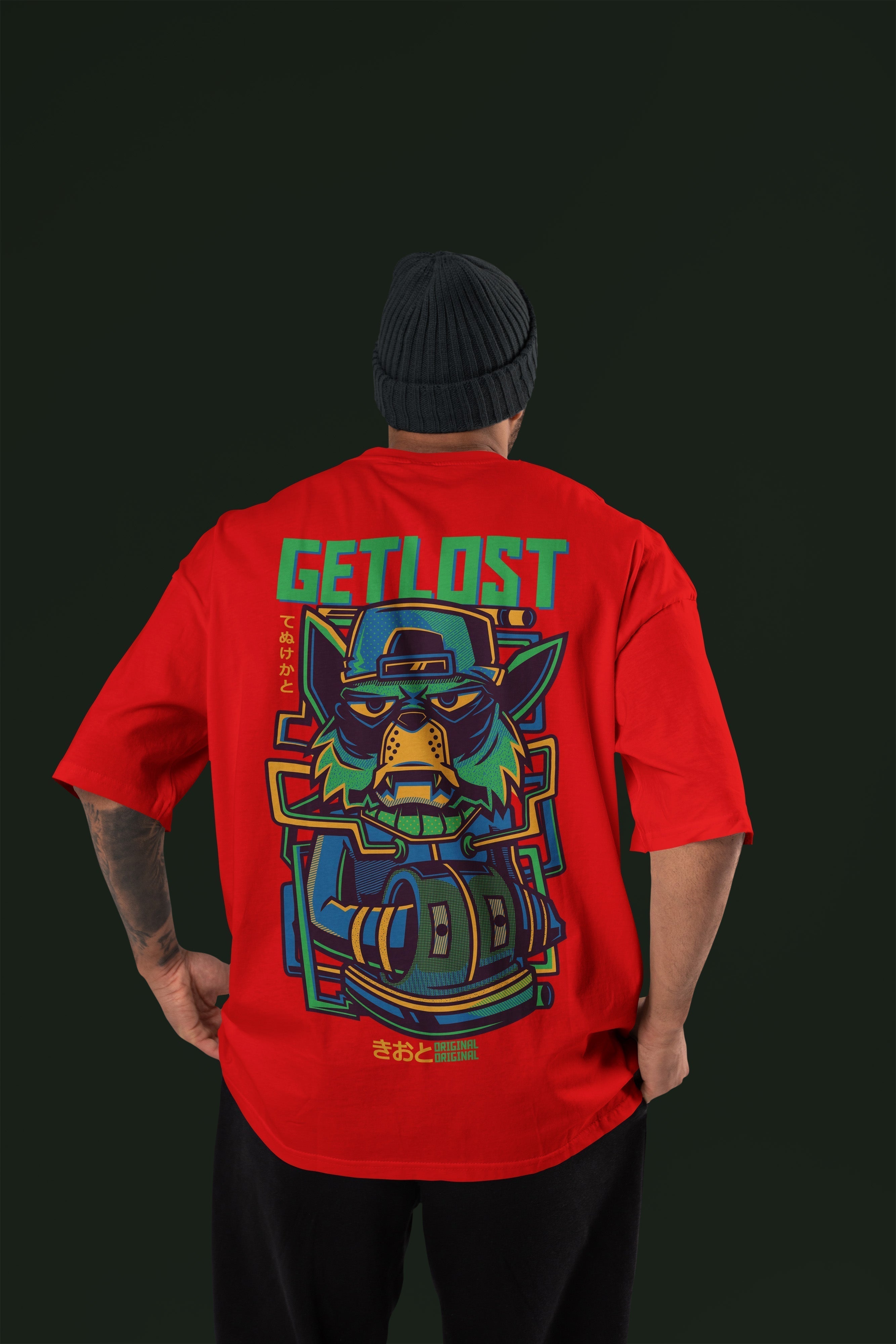 GETLOST Oversize Tshirt (Red)