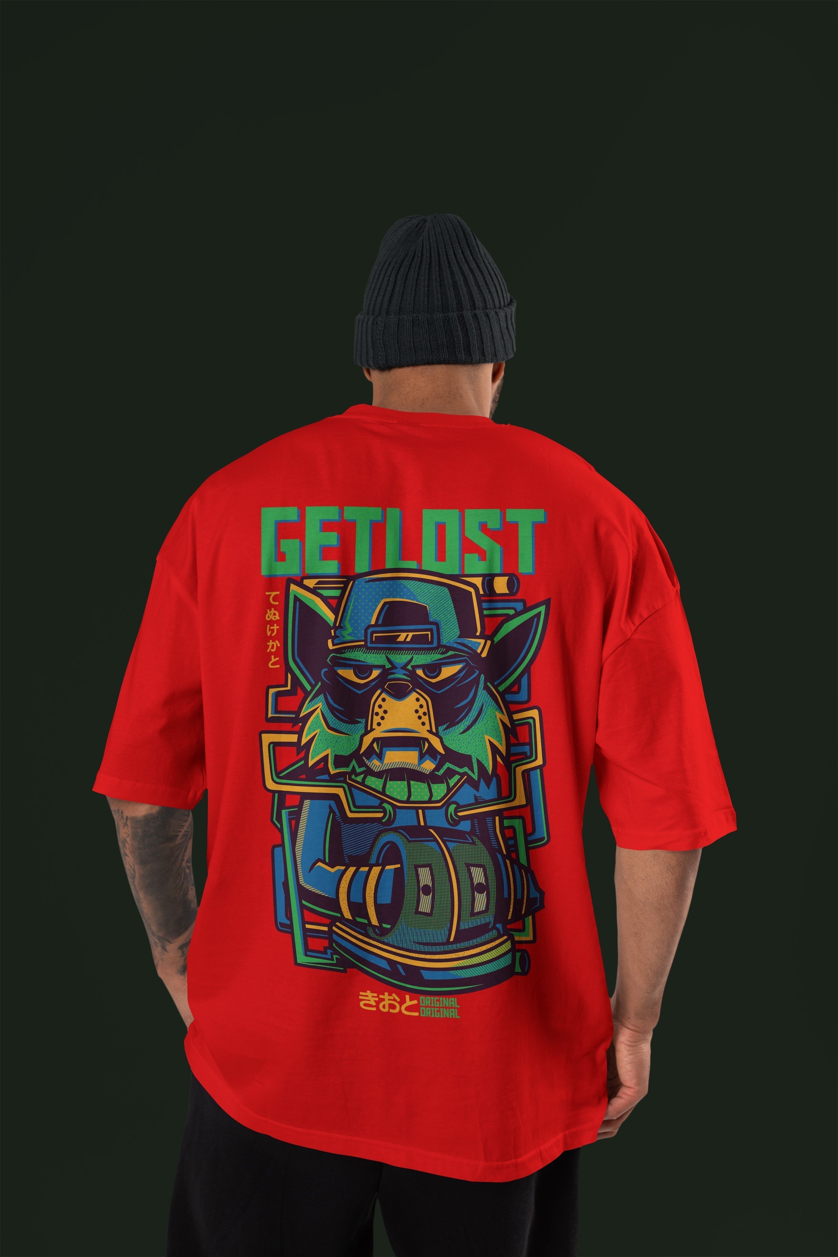 GETLOST Oversize Tshirt (Red)