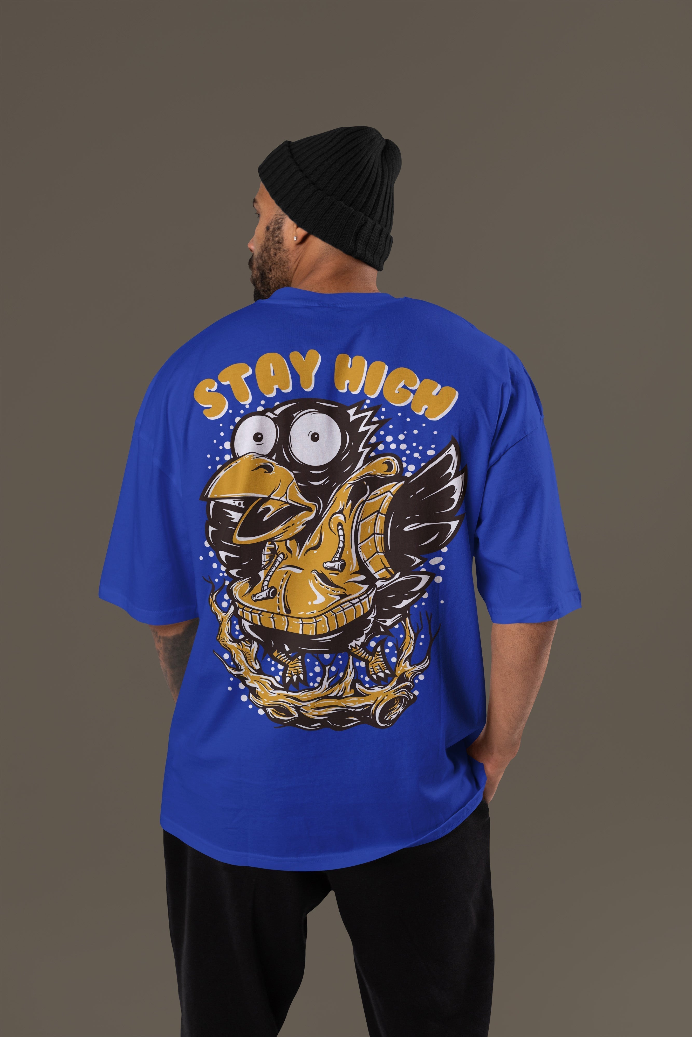 STAY HIGH Tshirt (Royal Blue)