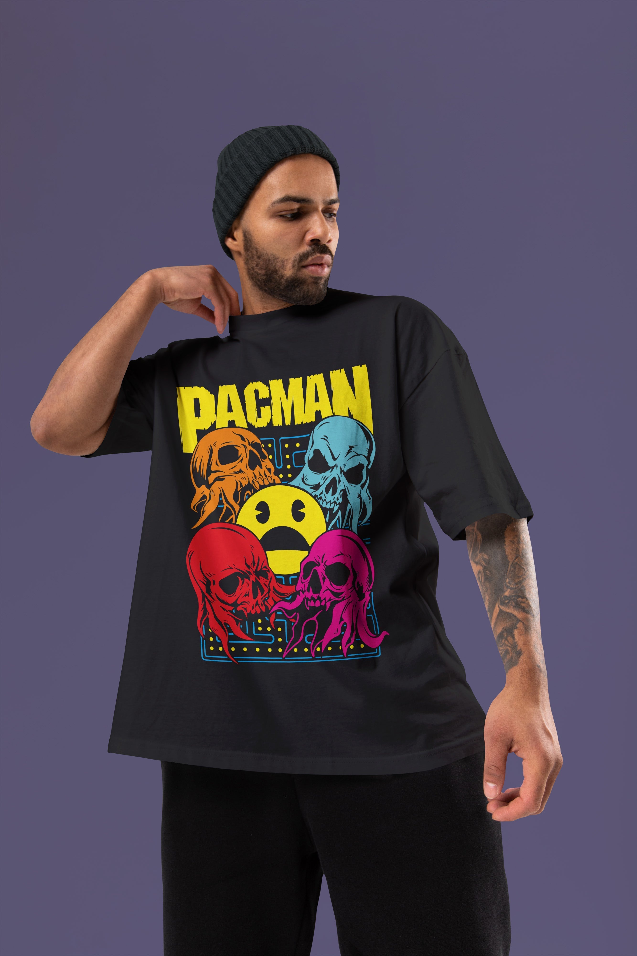 PACMAN Tshirt (Black)