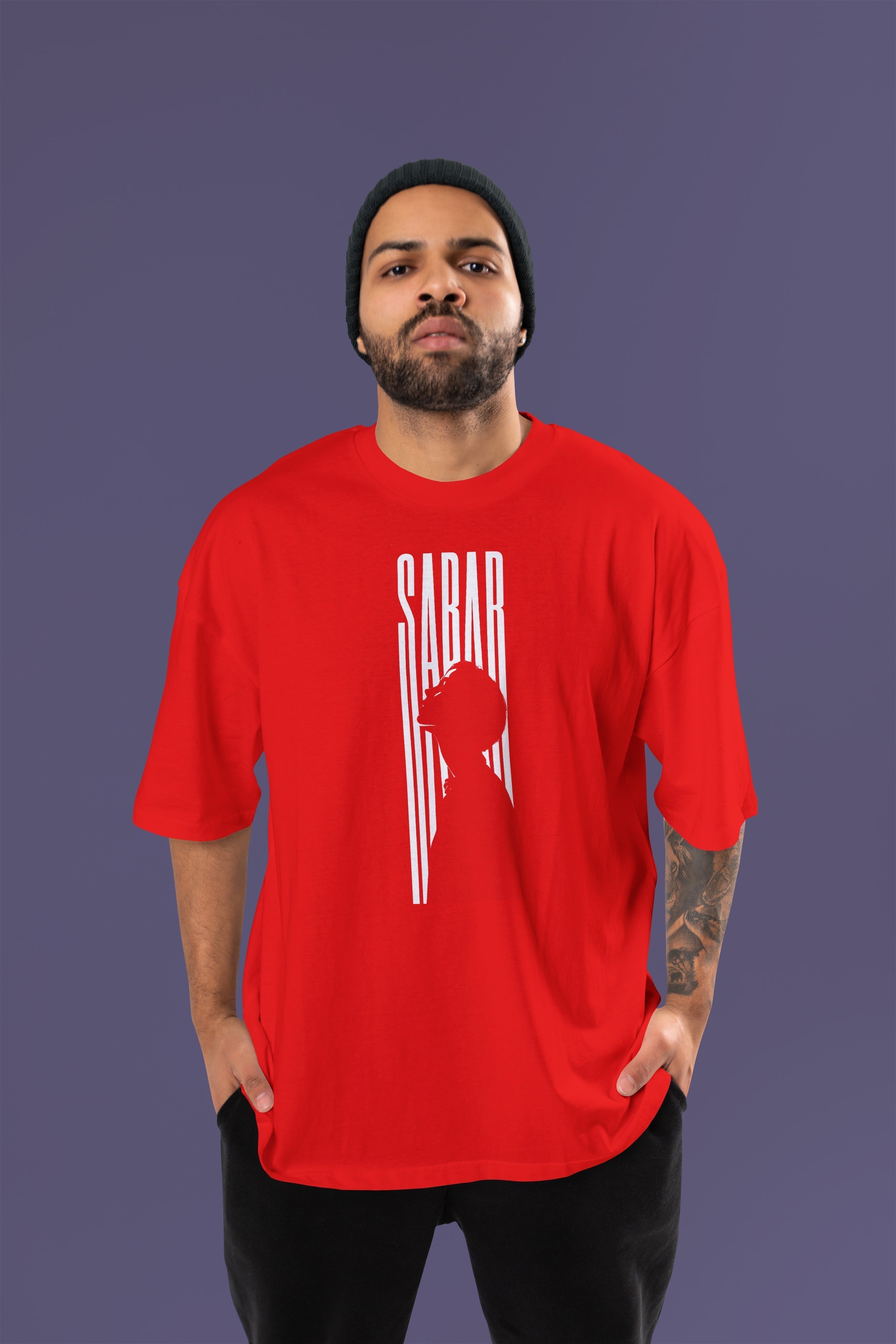 SABAR Oversize Tshirt (Red)