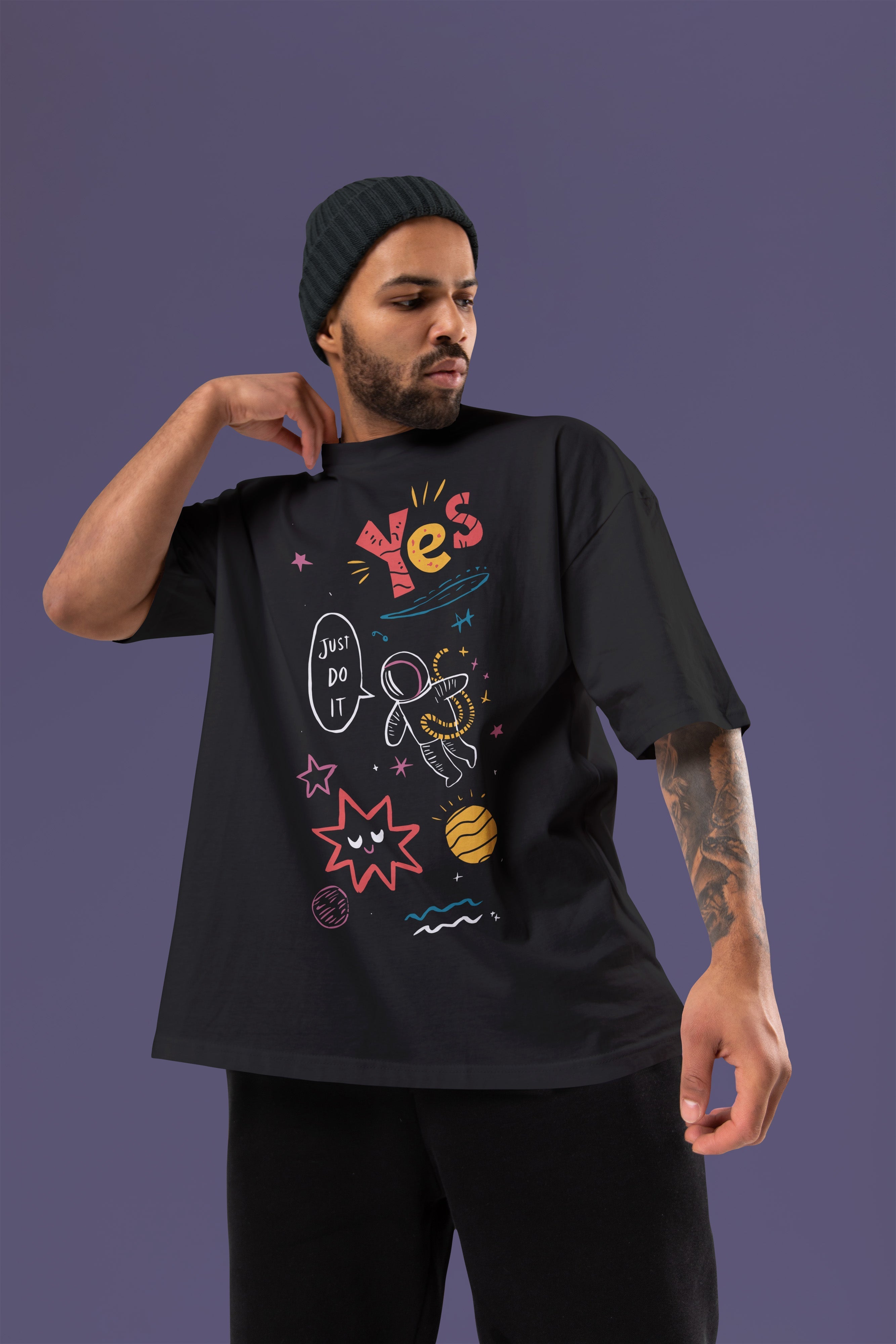 JUST DO IT Tshirt (Black)