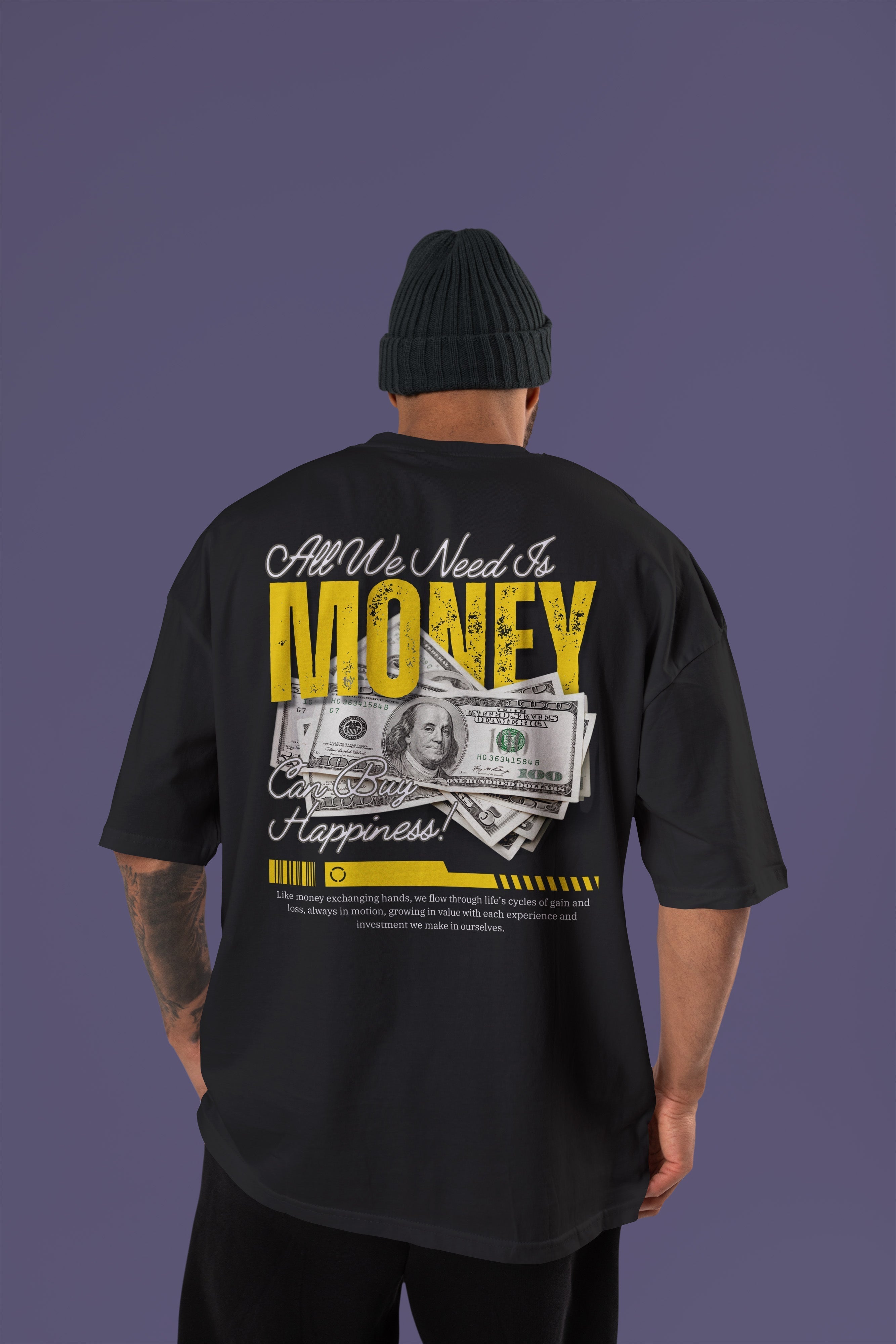 MONEY Oversize Tshirt (Black)