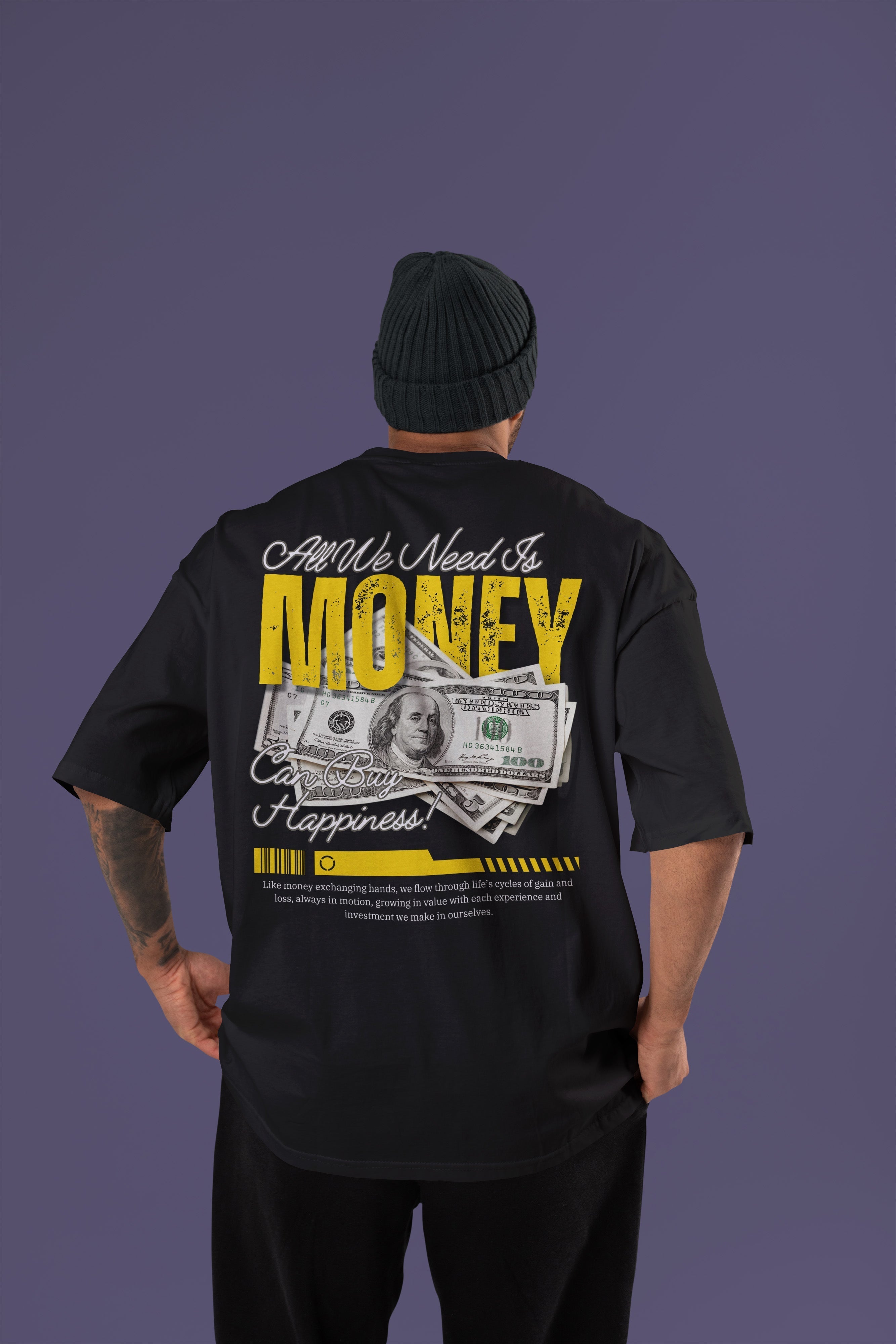 MONEY Oversize Tshirt (Black)