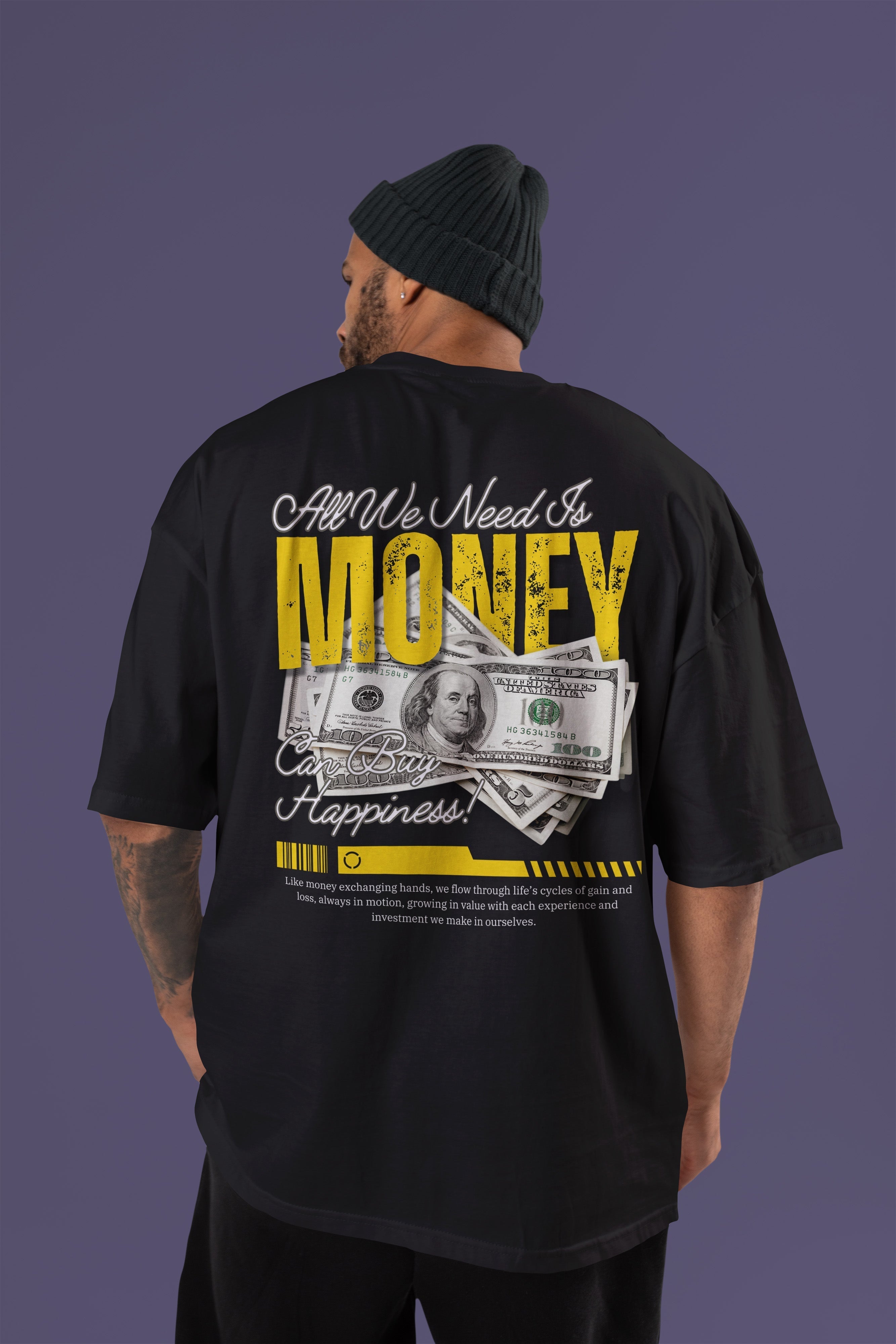 MONEY Oversize Tshirt (Black)
