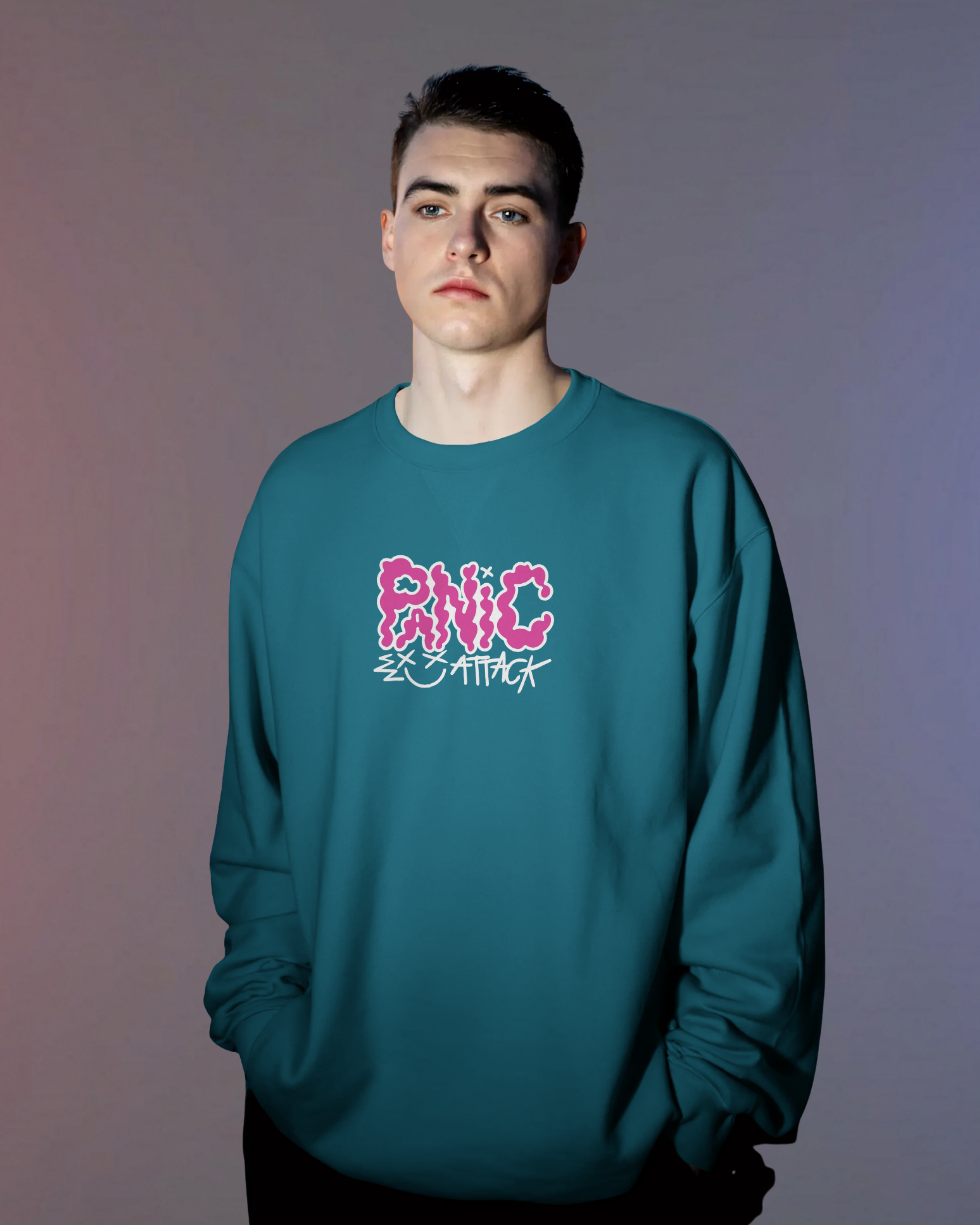 PANIC Sweatshirt (Teal)