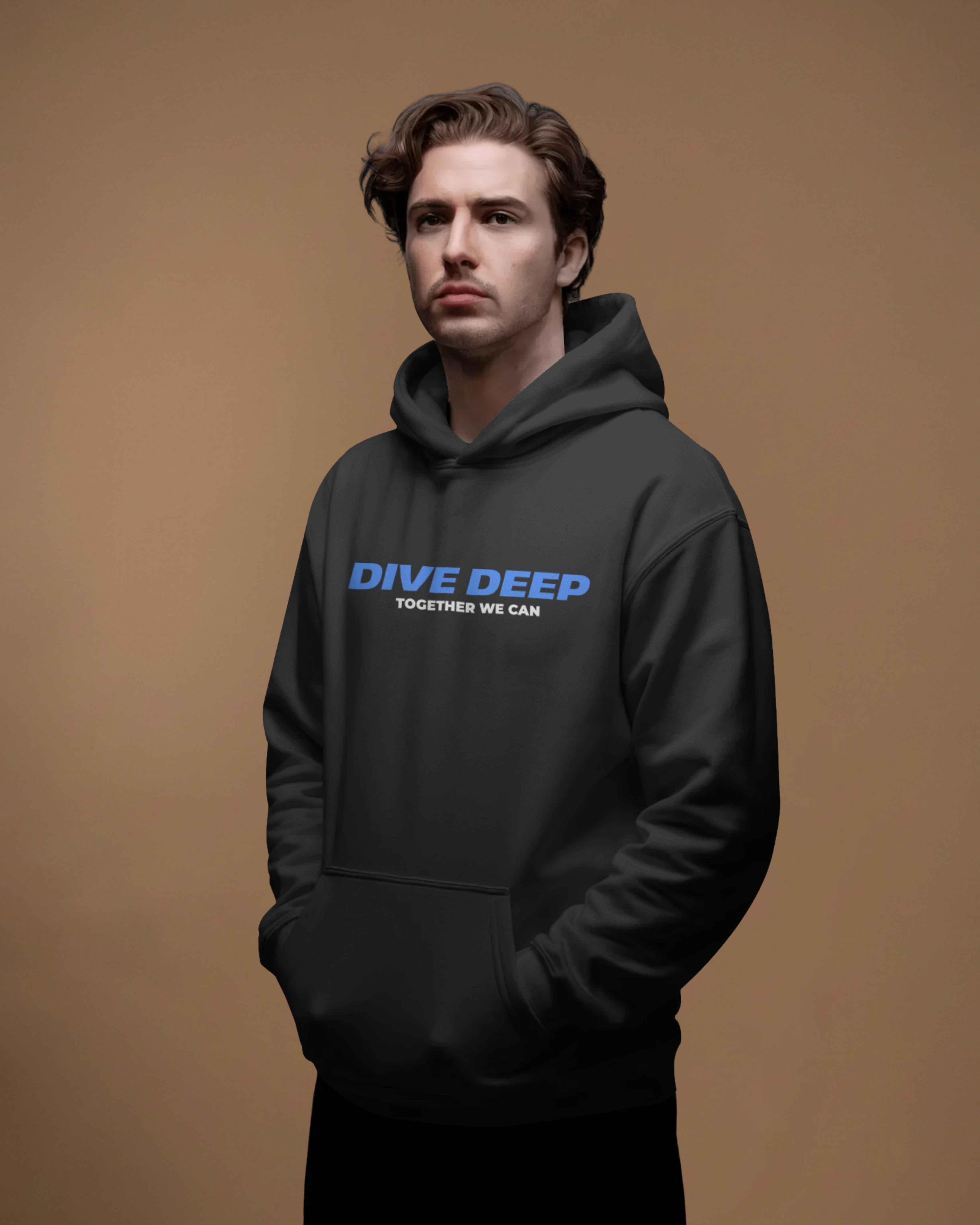 DIVE DEEP Hoodie (Black)