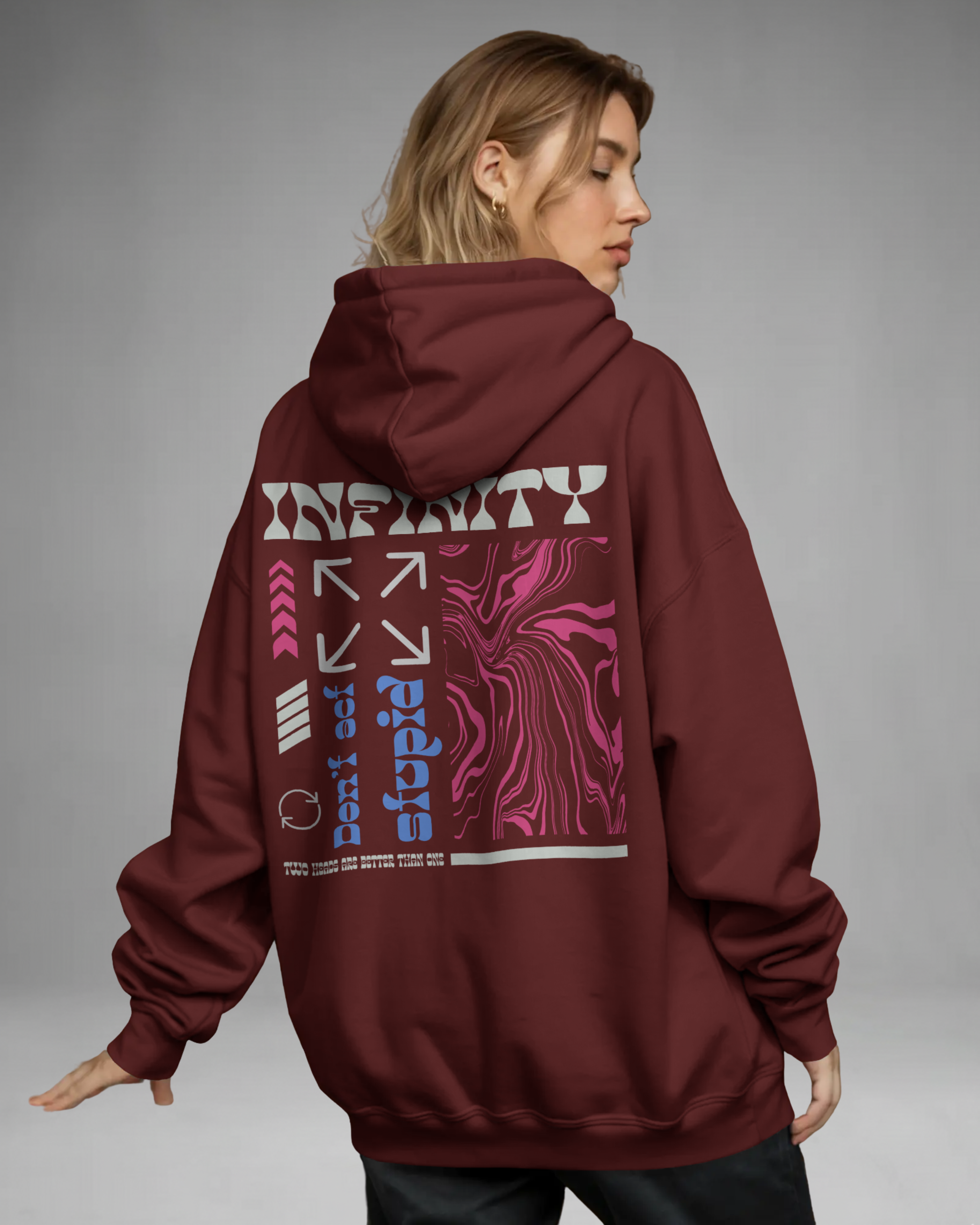 INFINITY  Hoodie (Maroon)