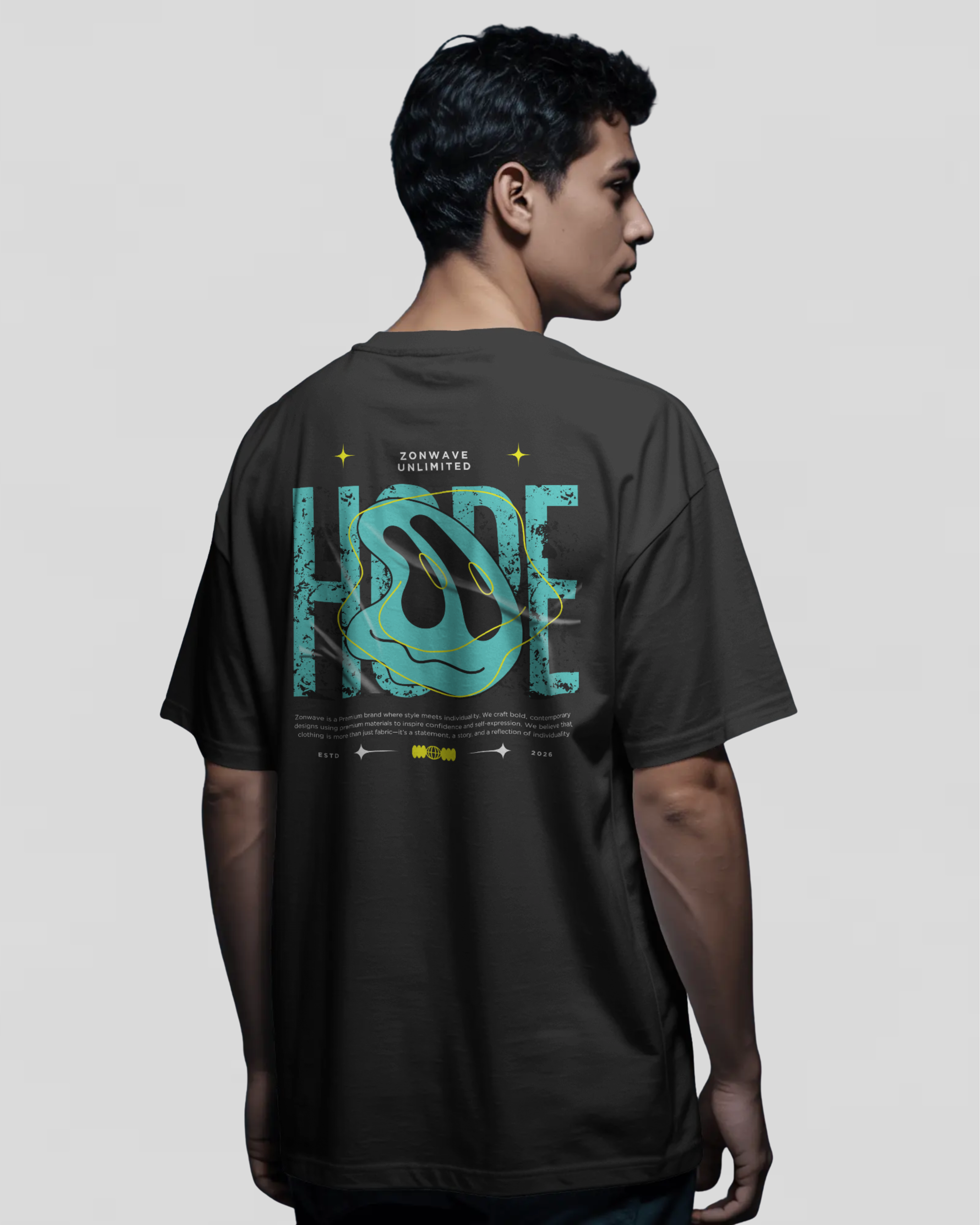 HOPE Oversize Tshirt (Black)