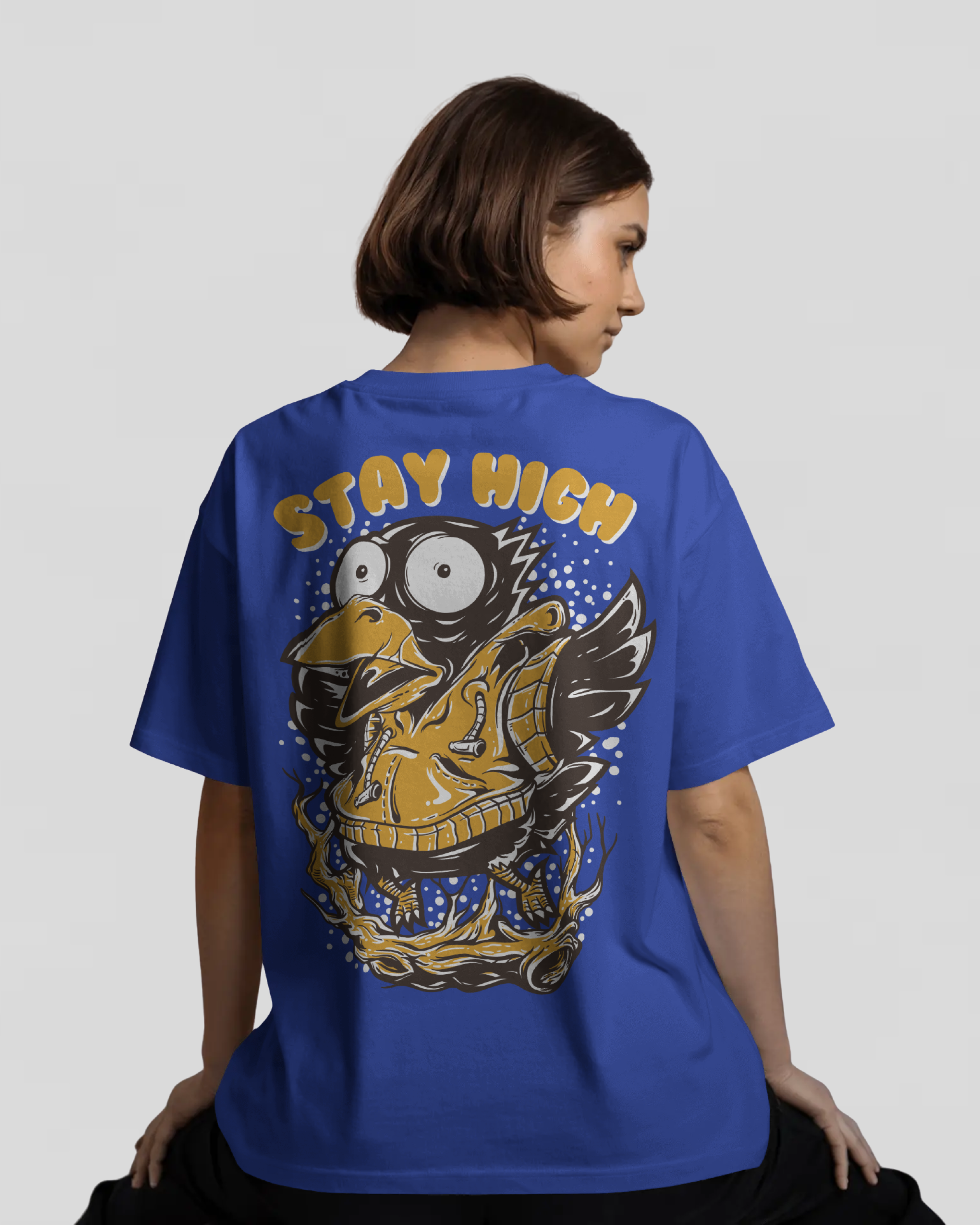 STAY HIGH Tshirt (Royal Blue)