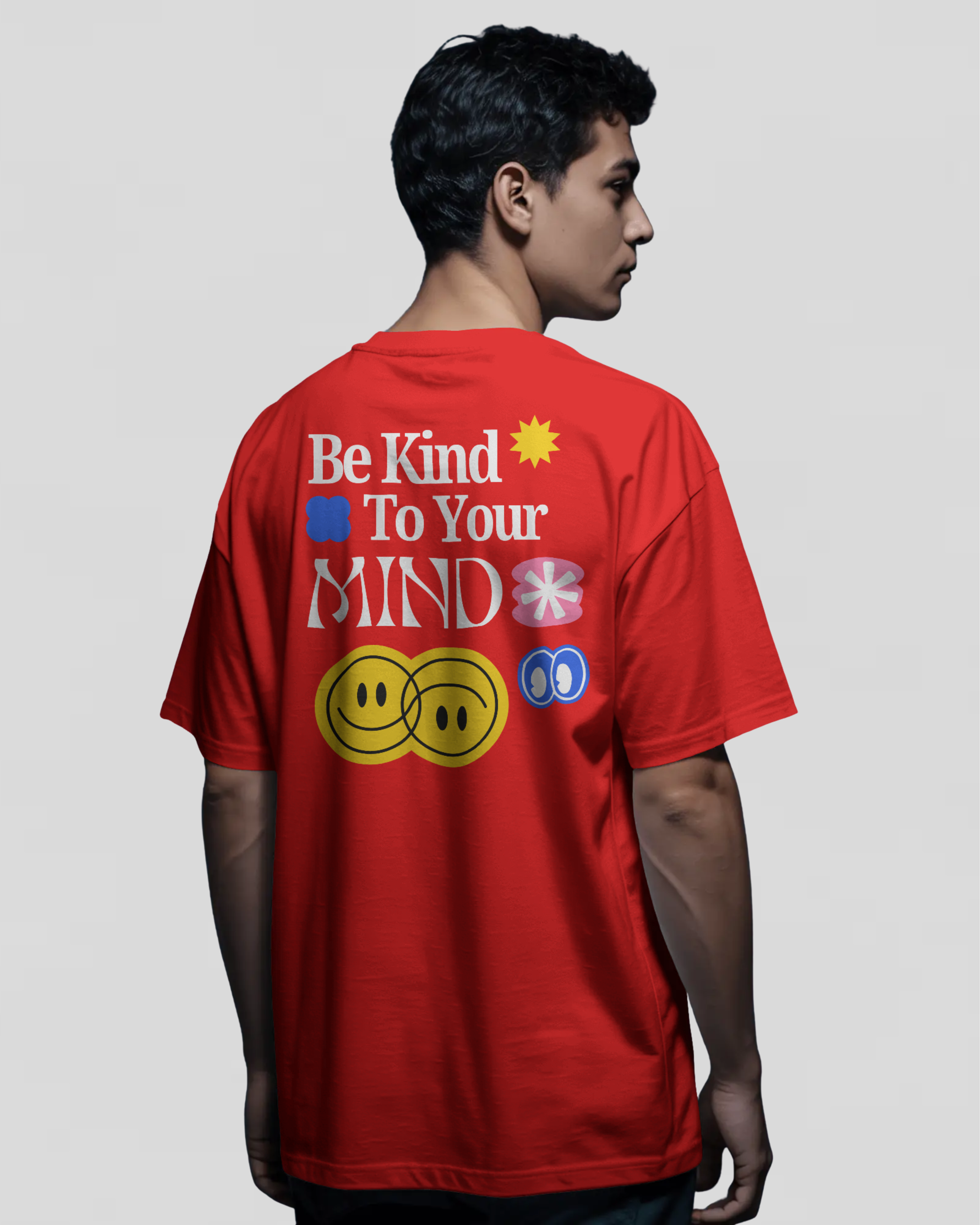 MIND Oversize Tshirt (Red)