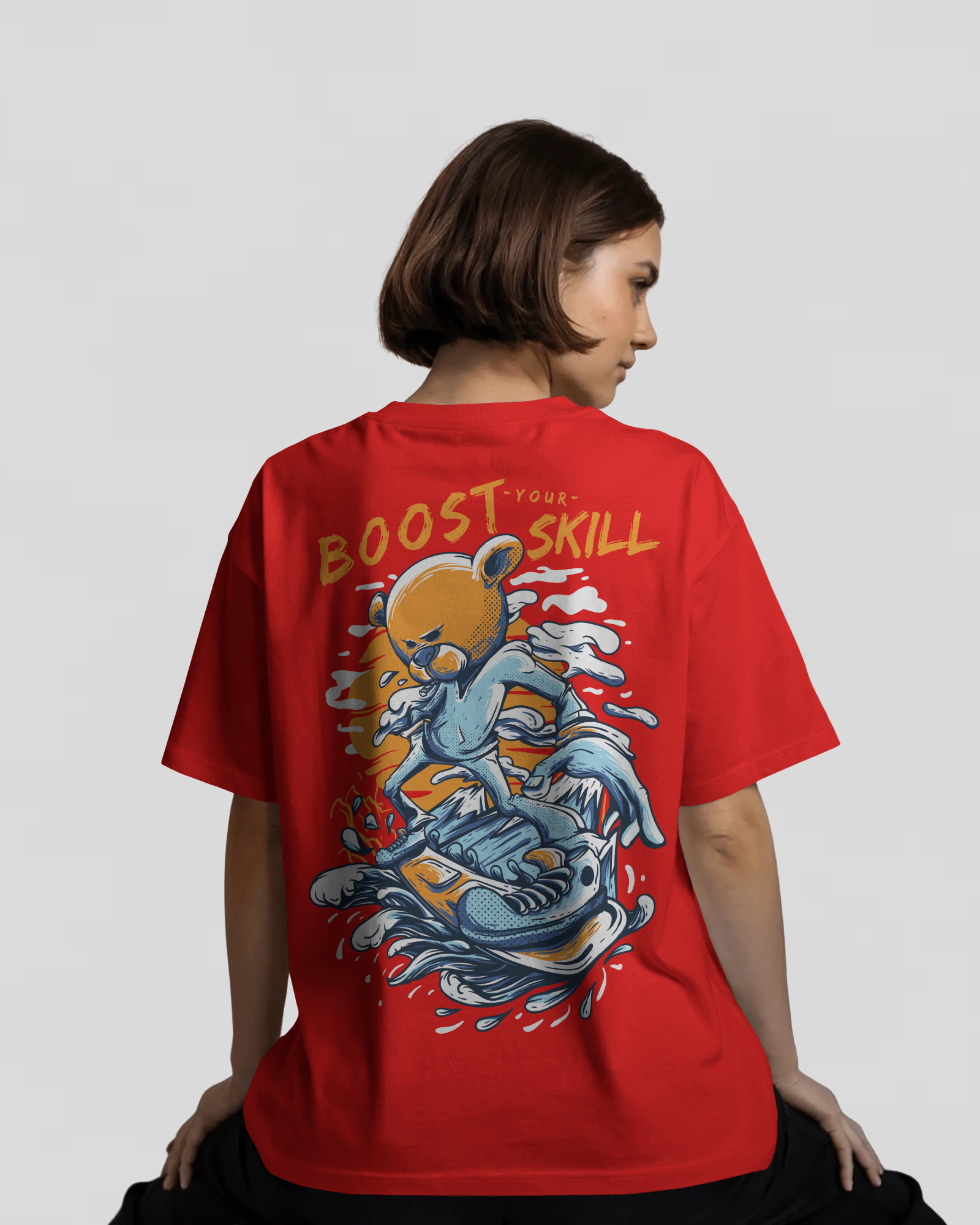 BOOST SKILL Tshirt (Red)