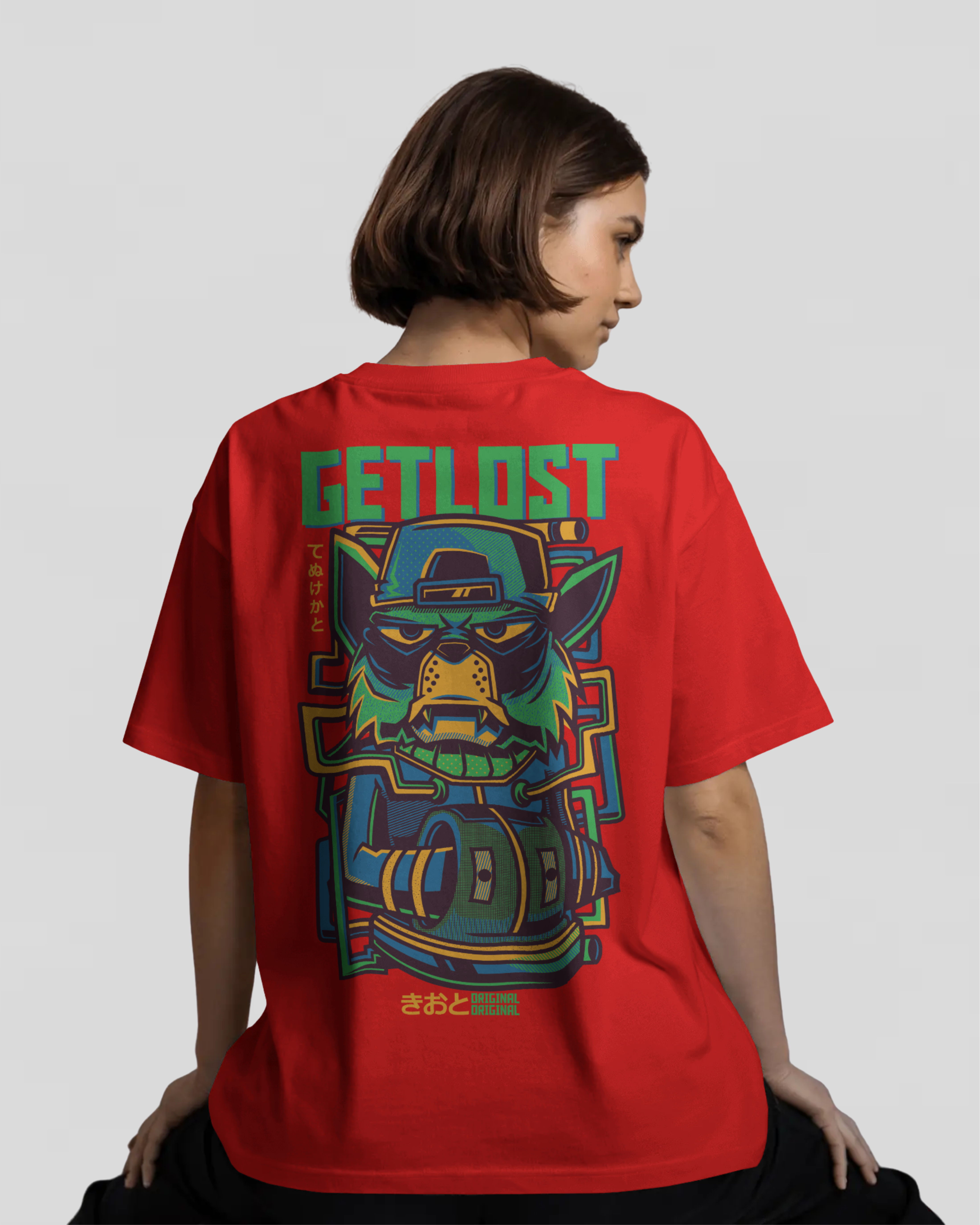 GETLOST Oversize Tshirt (Red)
