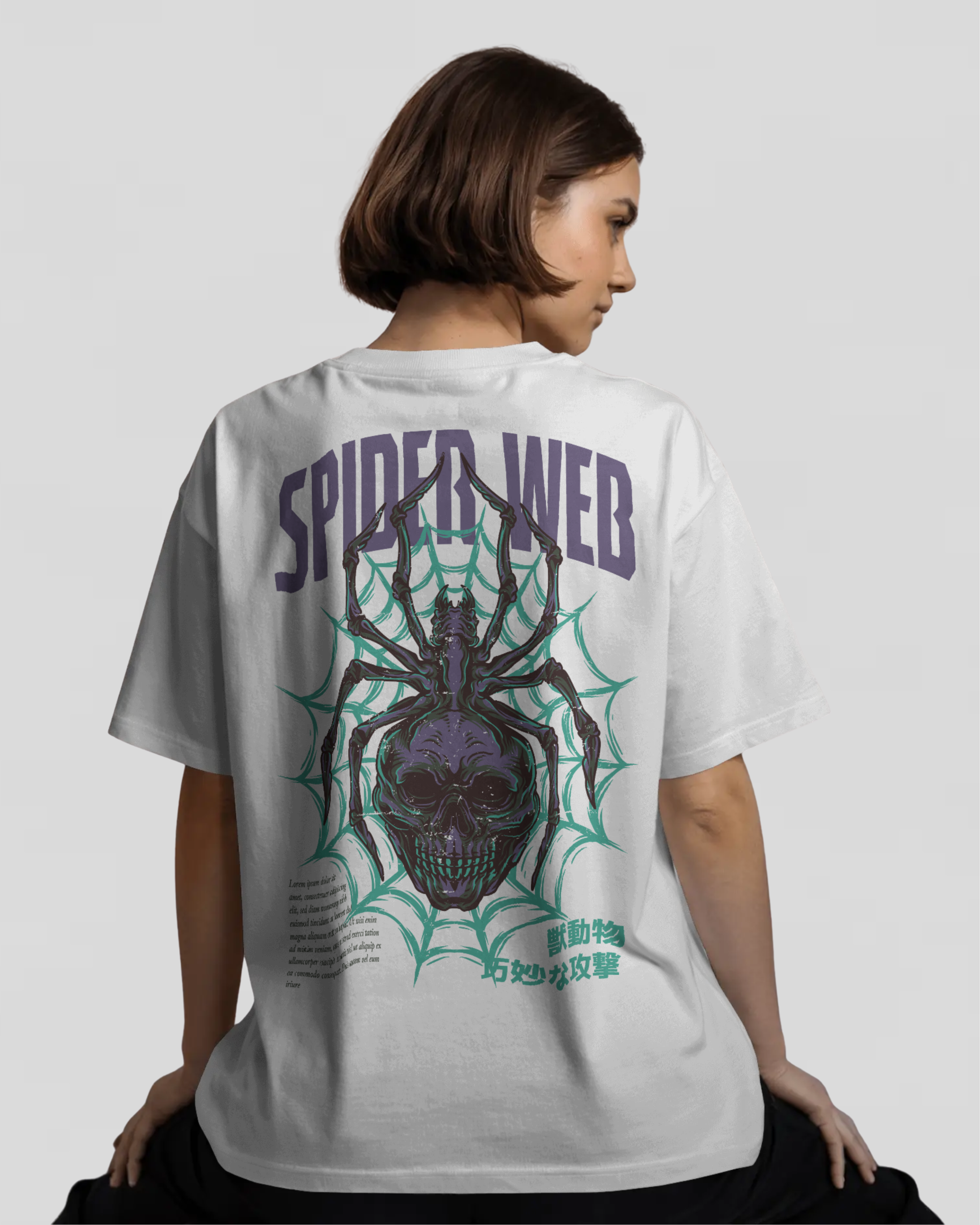 SPIDER WEB Tshirt (White)