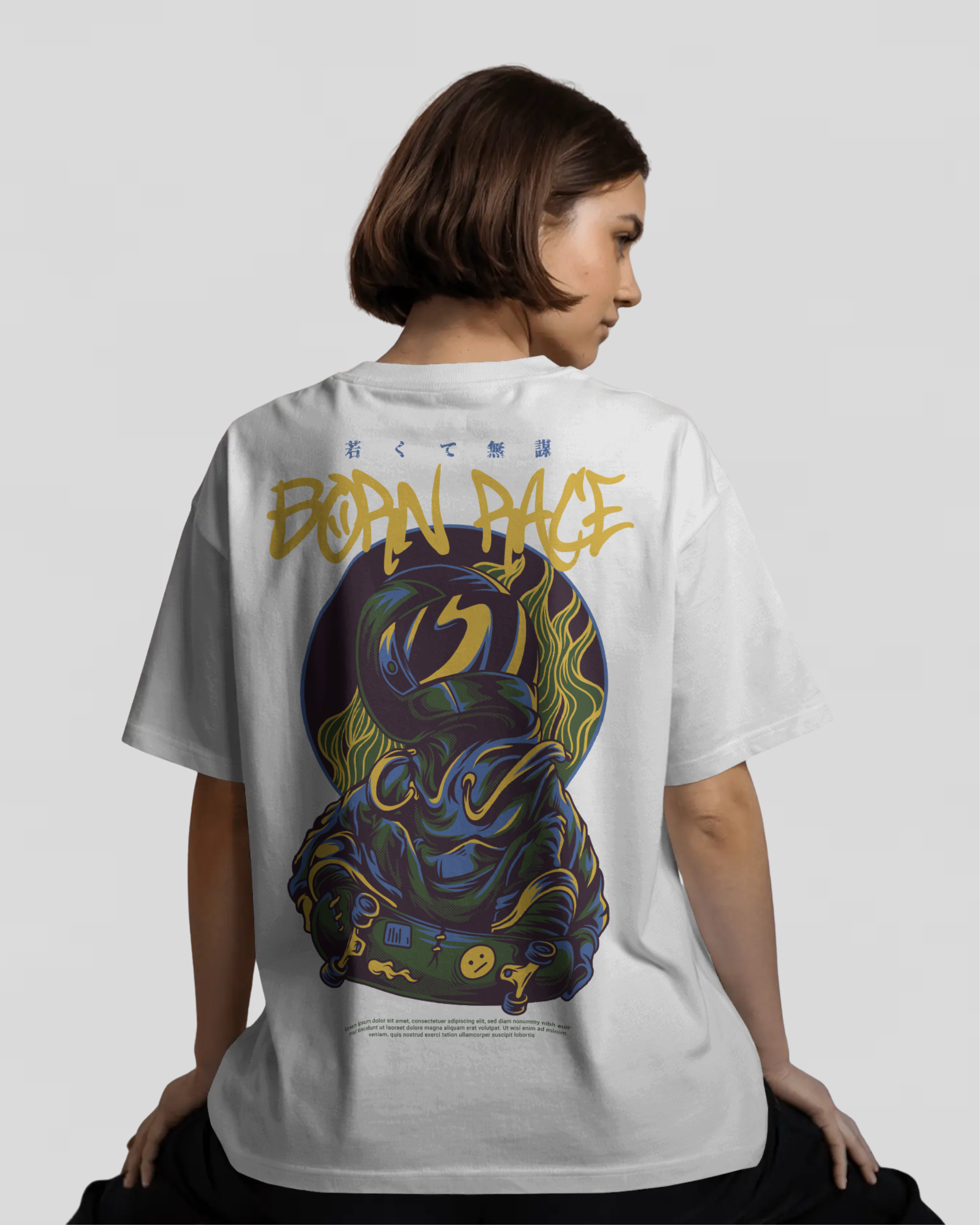 BORN RACE Tshirt (White)