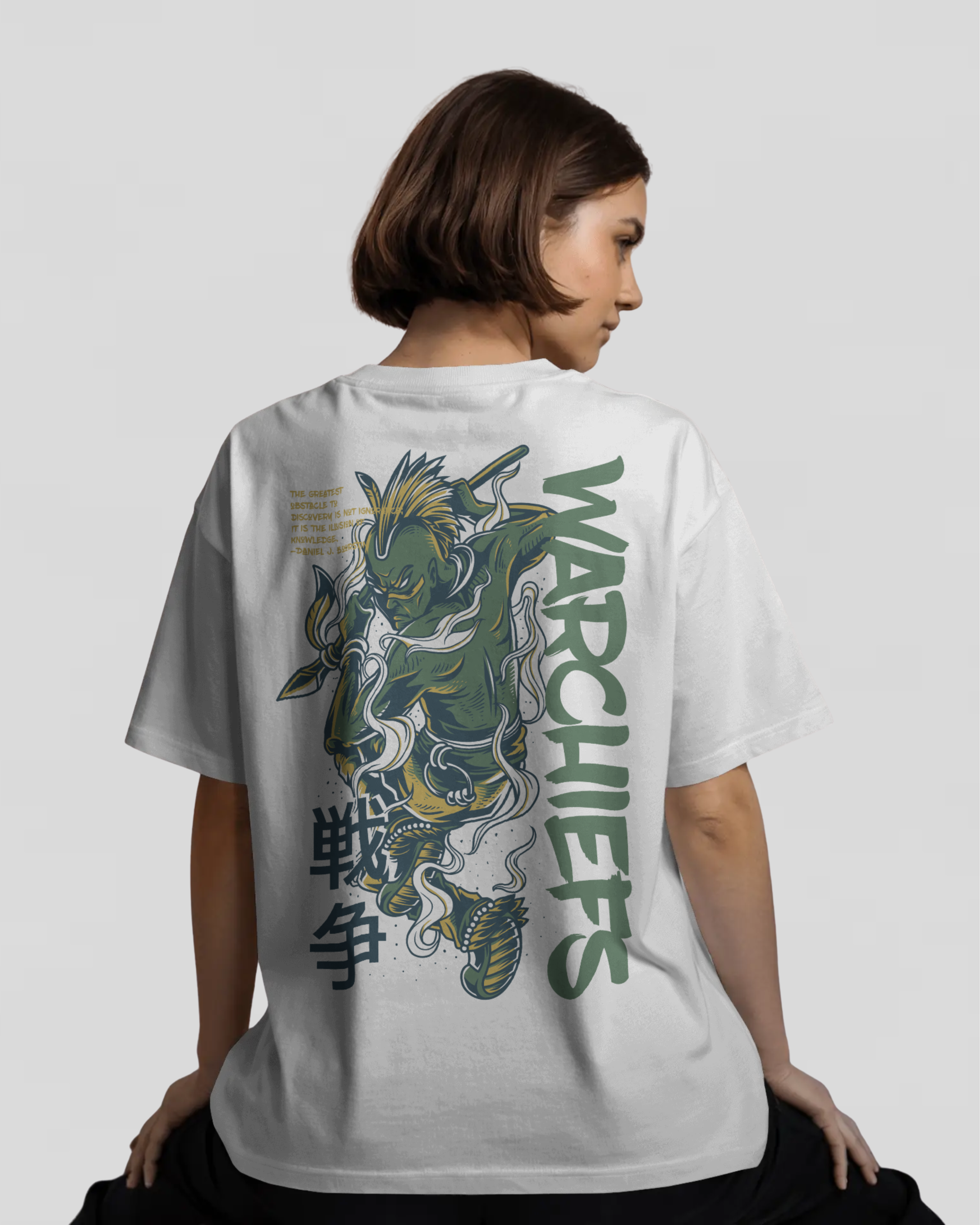 WARCHIEFS Oversize Tshirt (White)