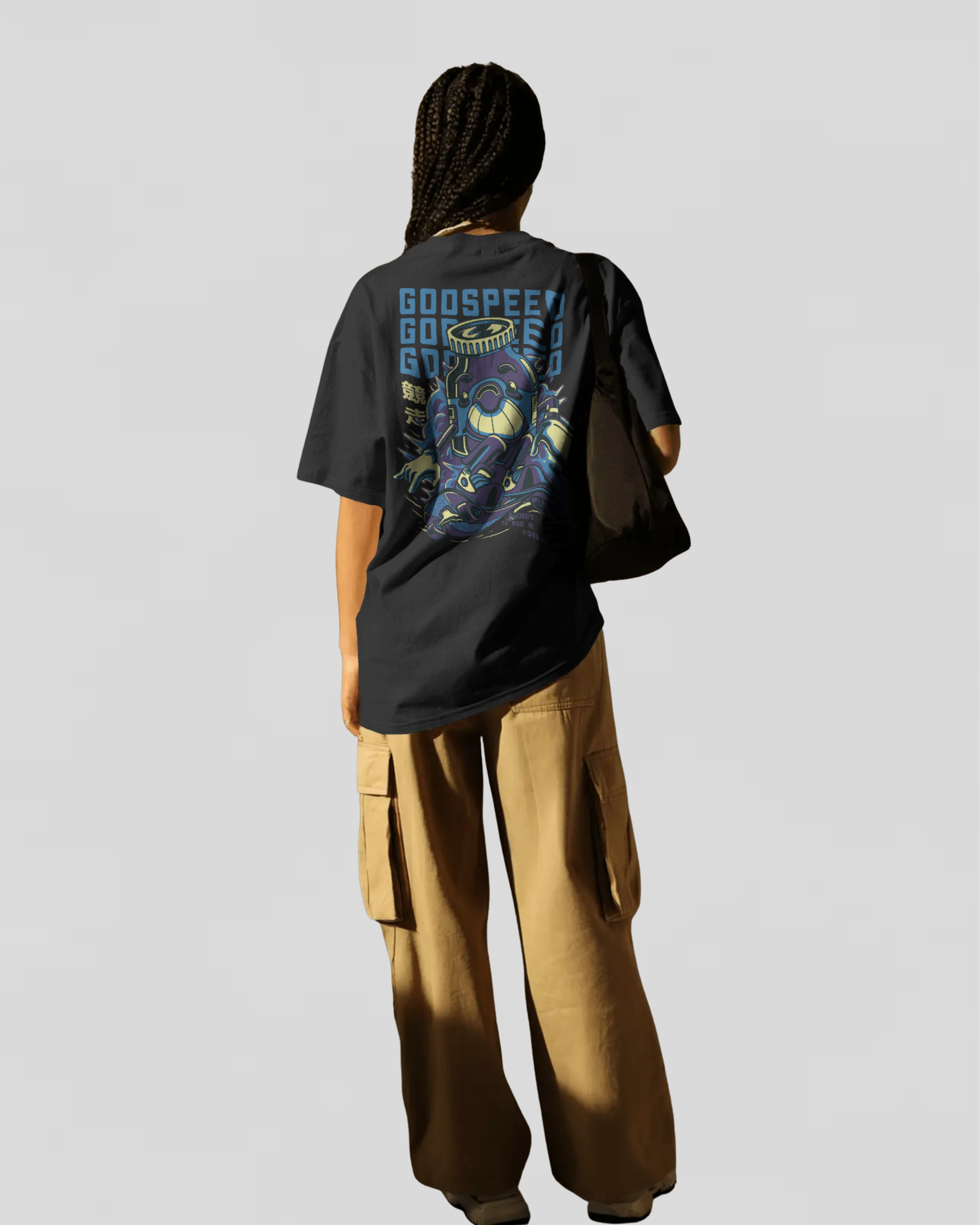 GODSPEED Oversize Tshirt (Black)
