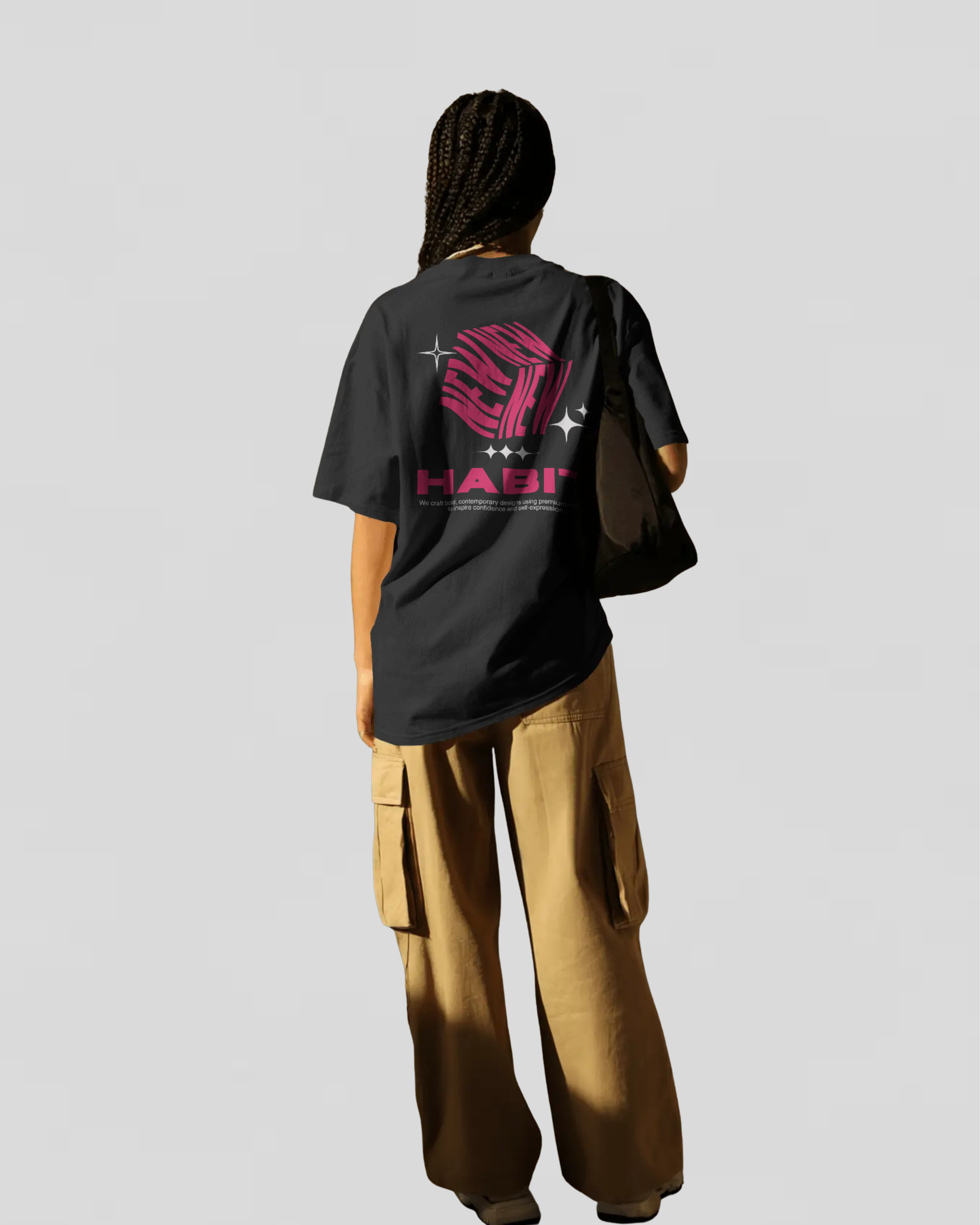 HABIT Oversize Tshirt (Black)