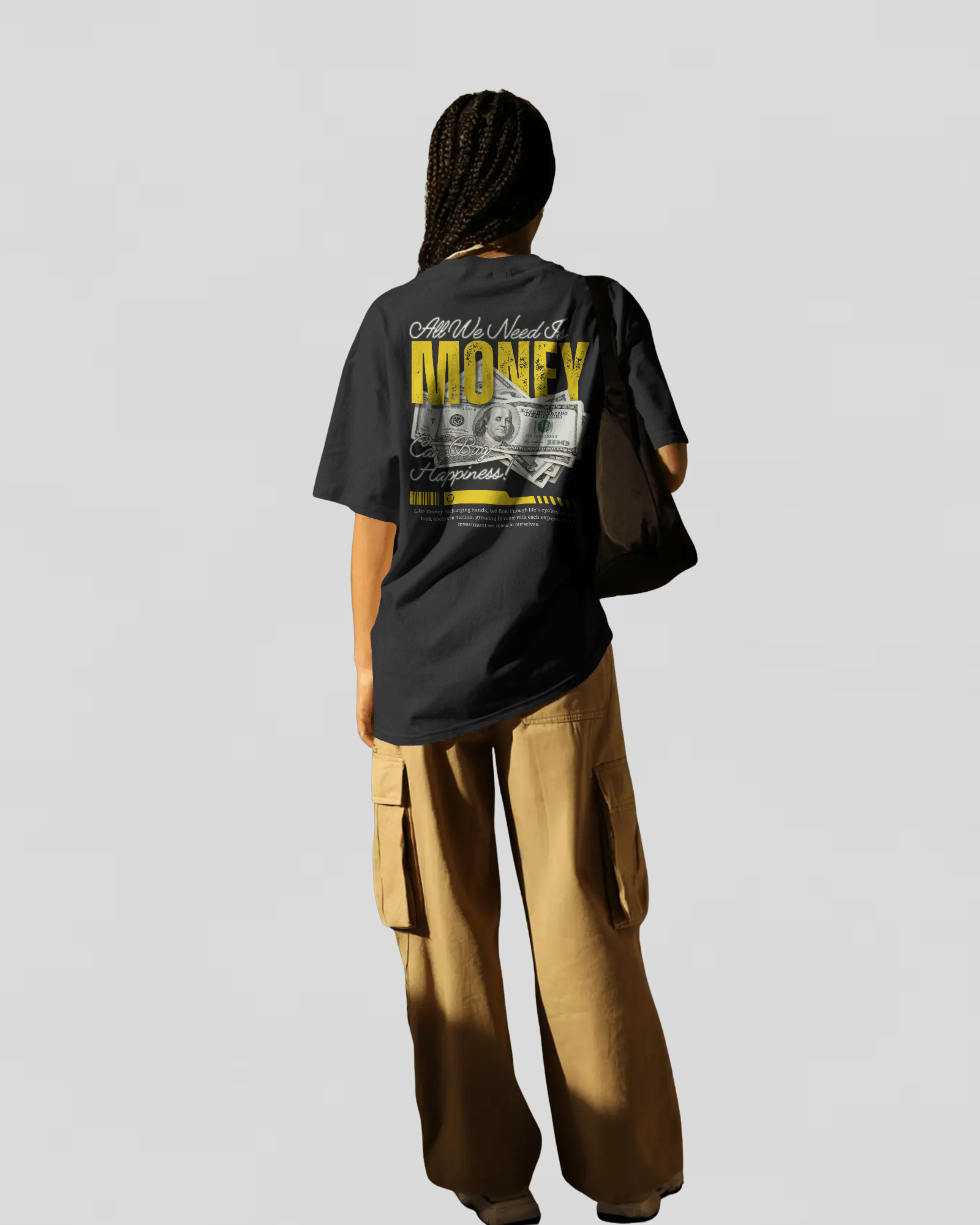 MONEY Oversize Tshirt (Black)