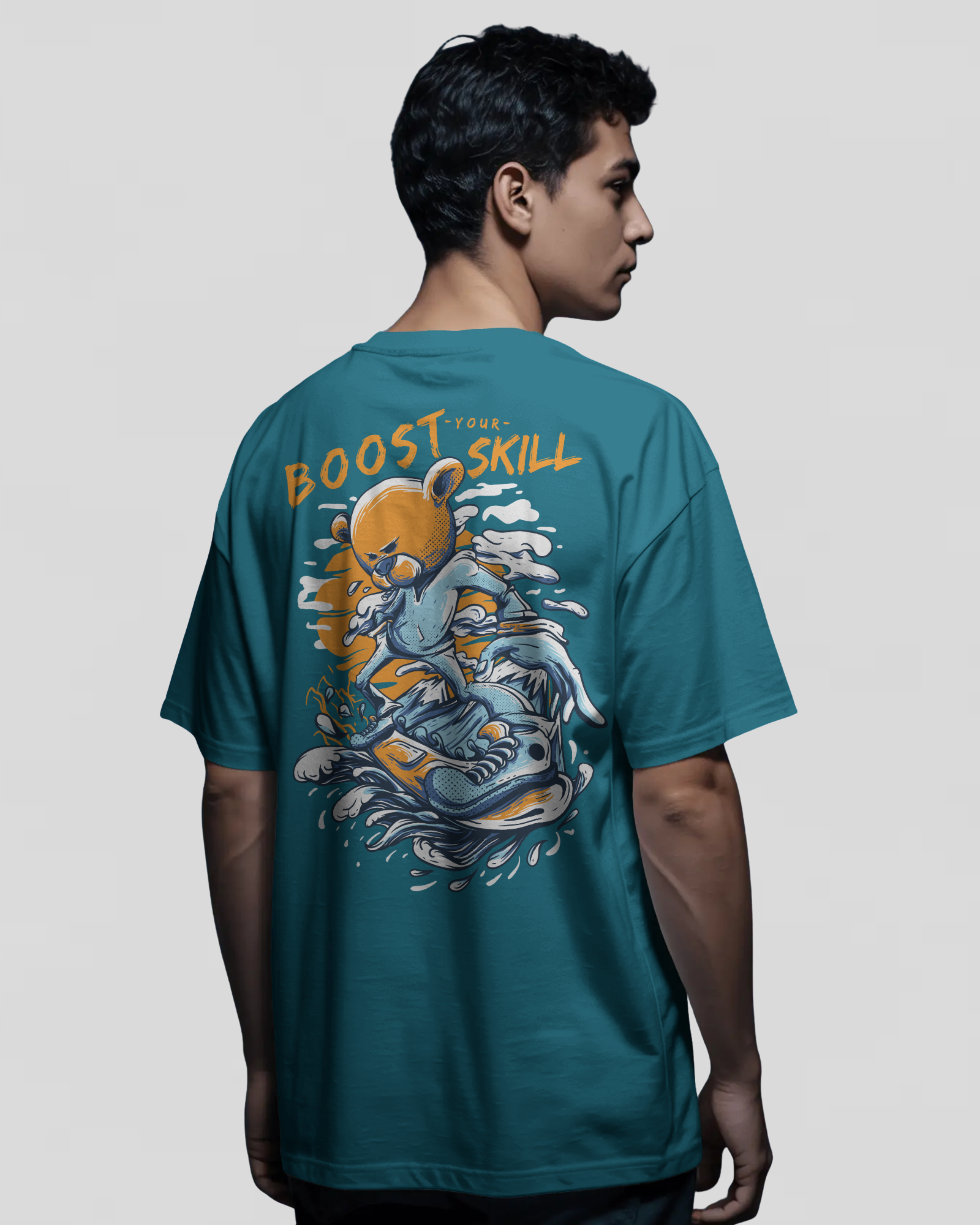 BOOST SKILL Tshirt (Vrystal Teal)