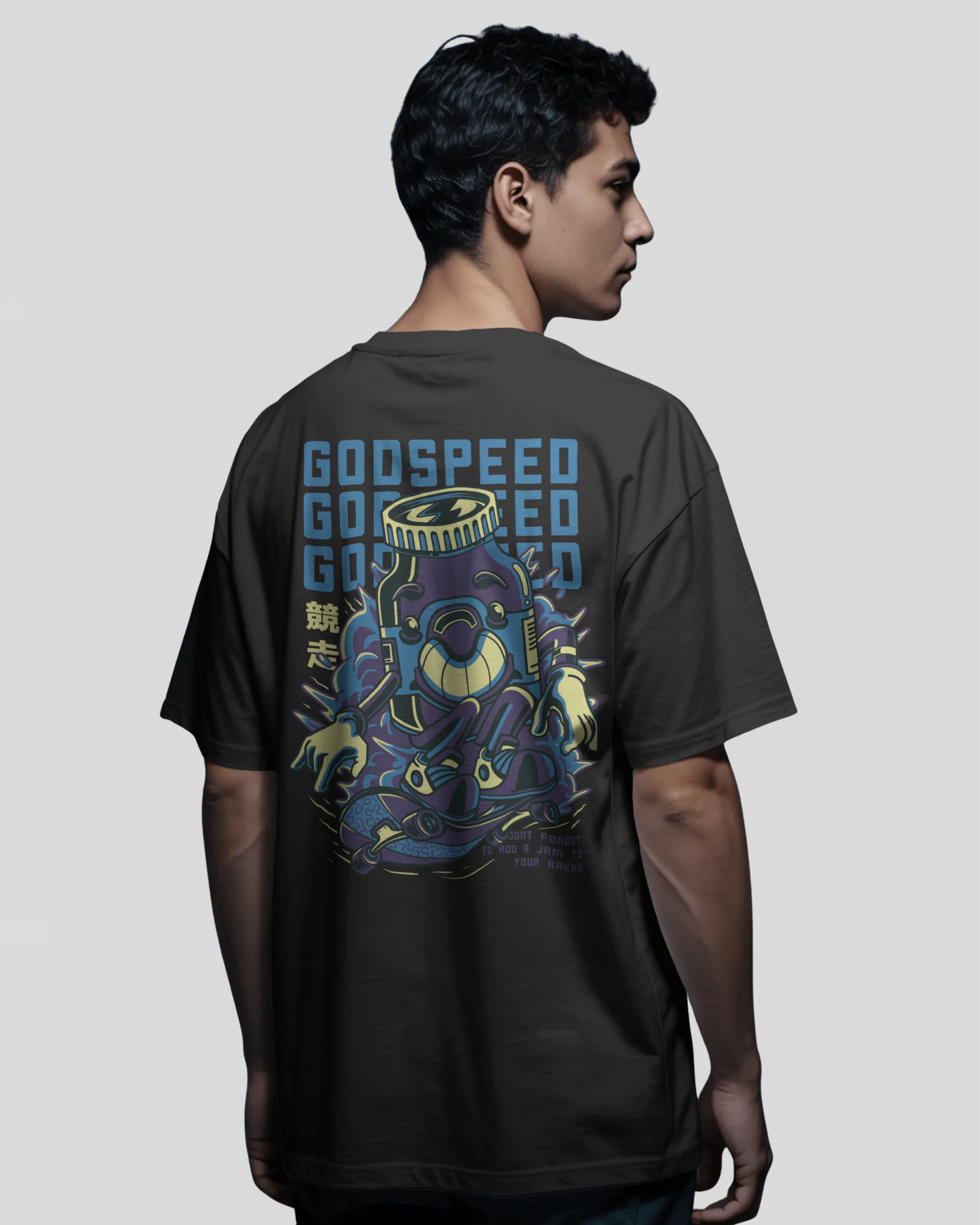 GODSPEED Oversize Tshirt (Black)