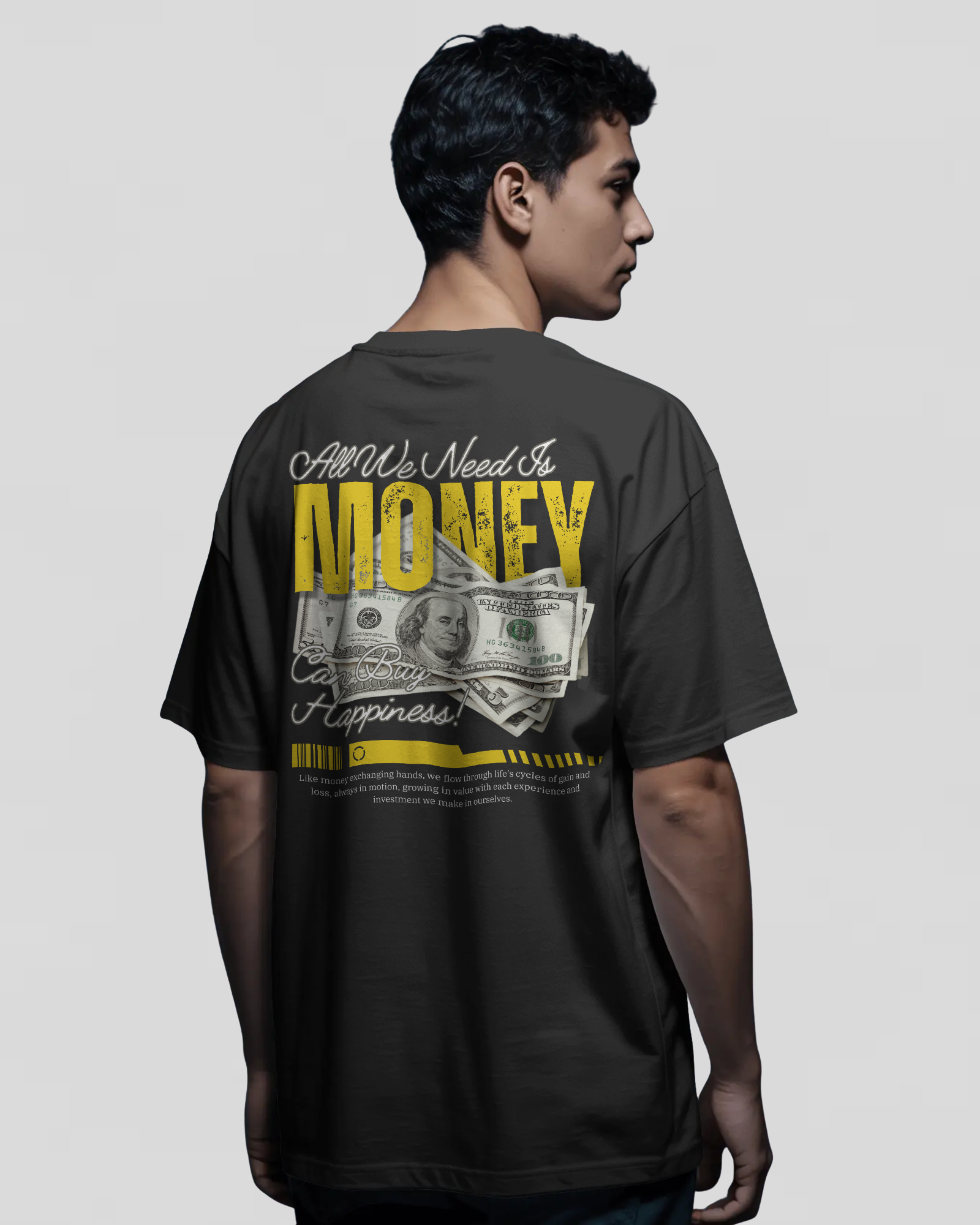 MONEY Oversize Tshirt (Black)