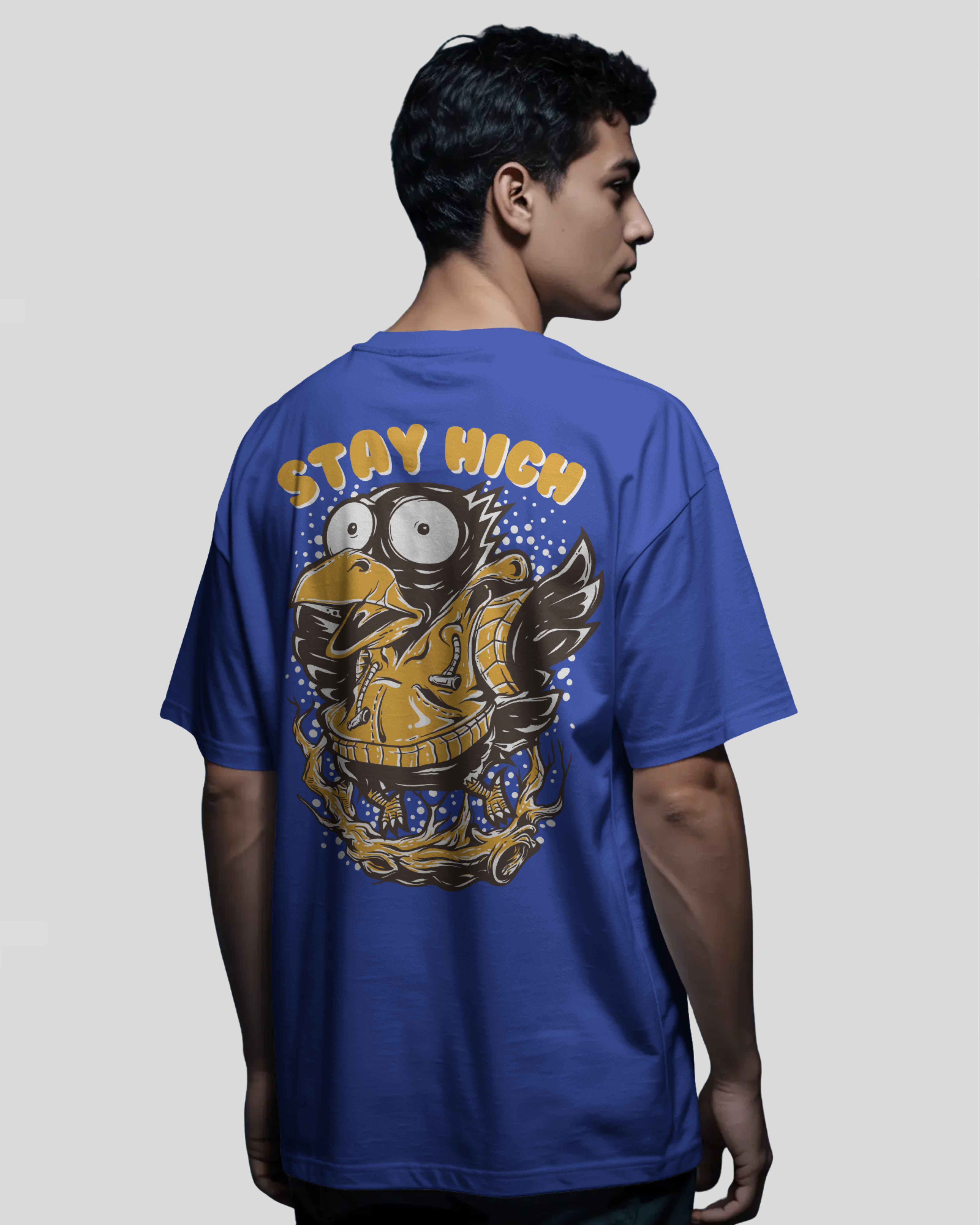 STAY HIGH Tshirt (Royal Blue)