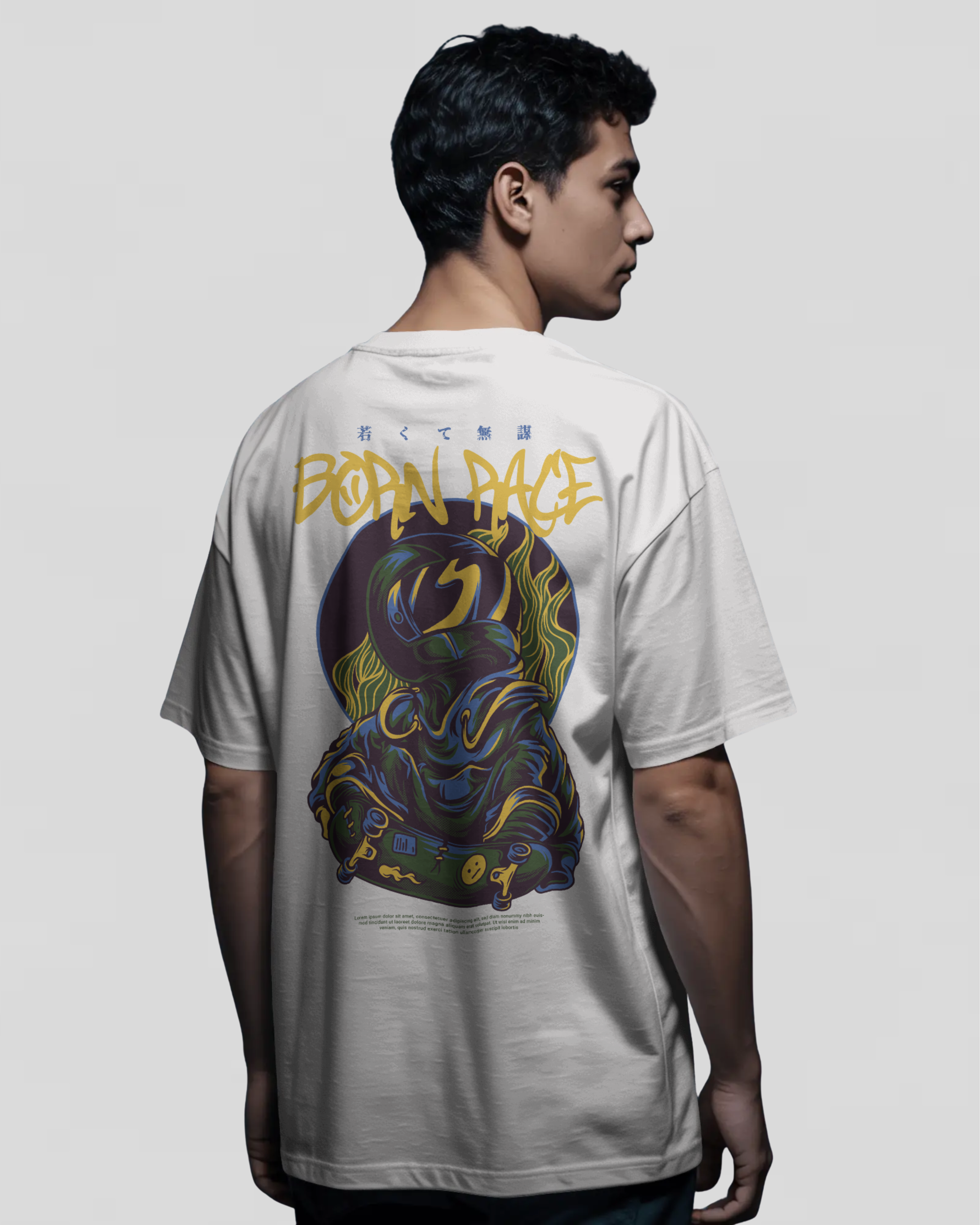 BORN RACE Tshirt (White)