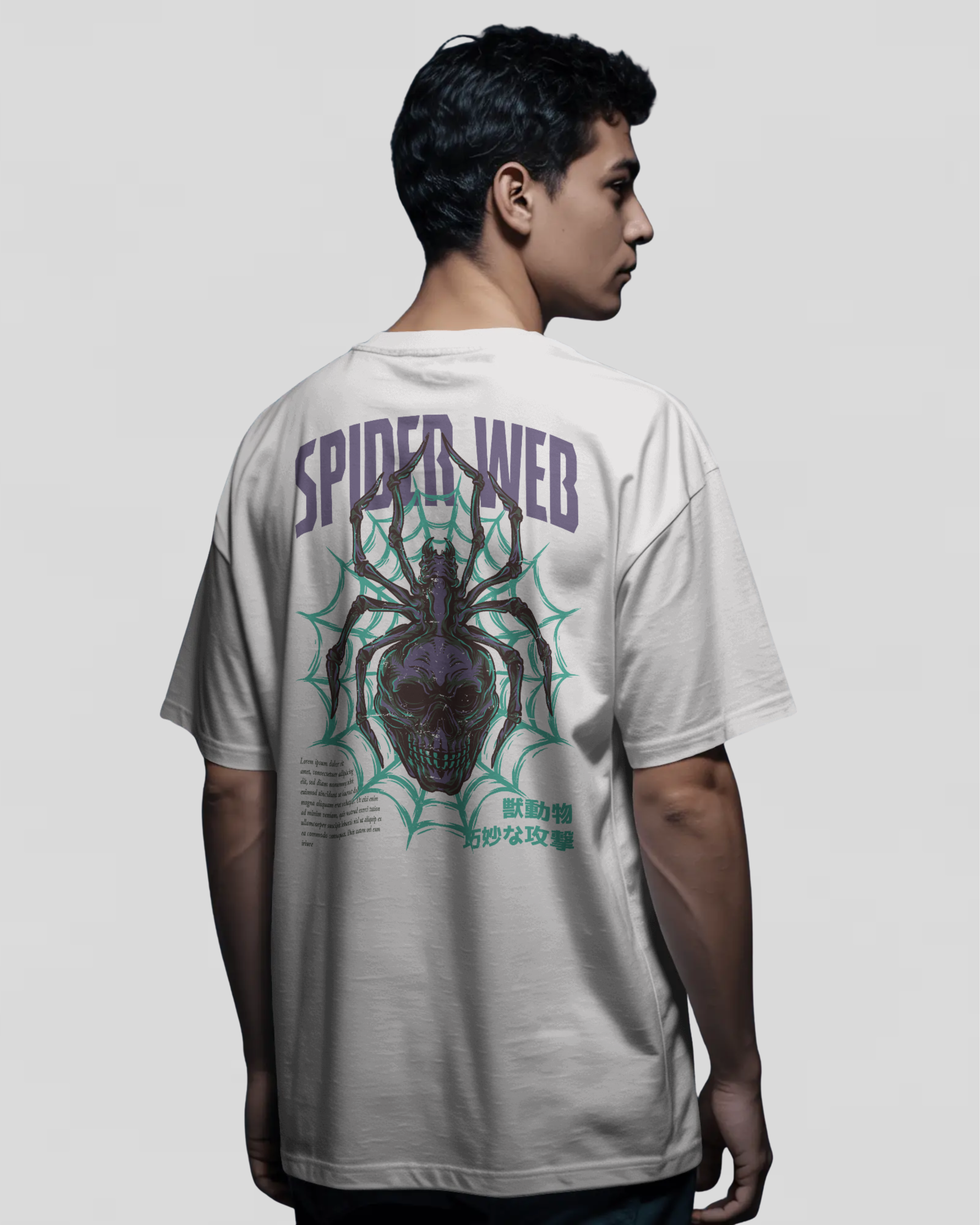 SPIDER WEB Tshirt (White)