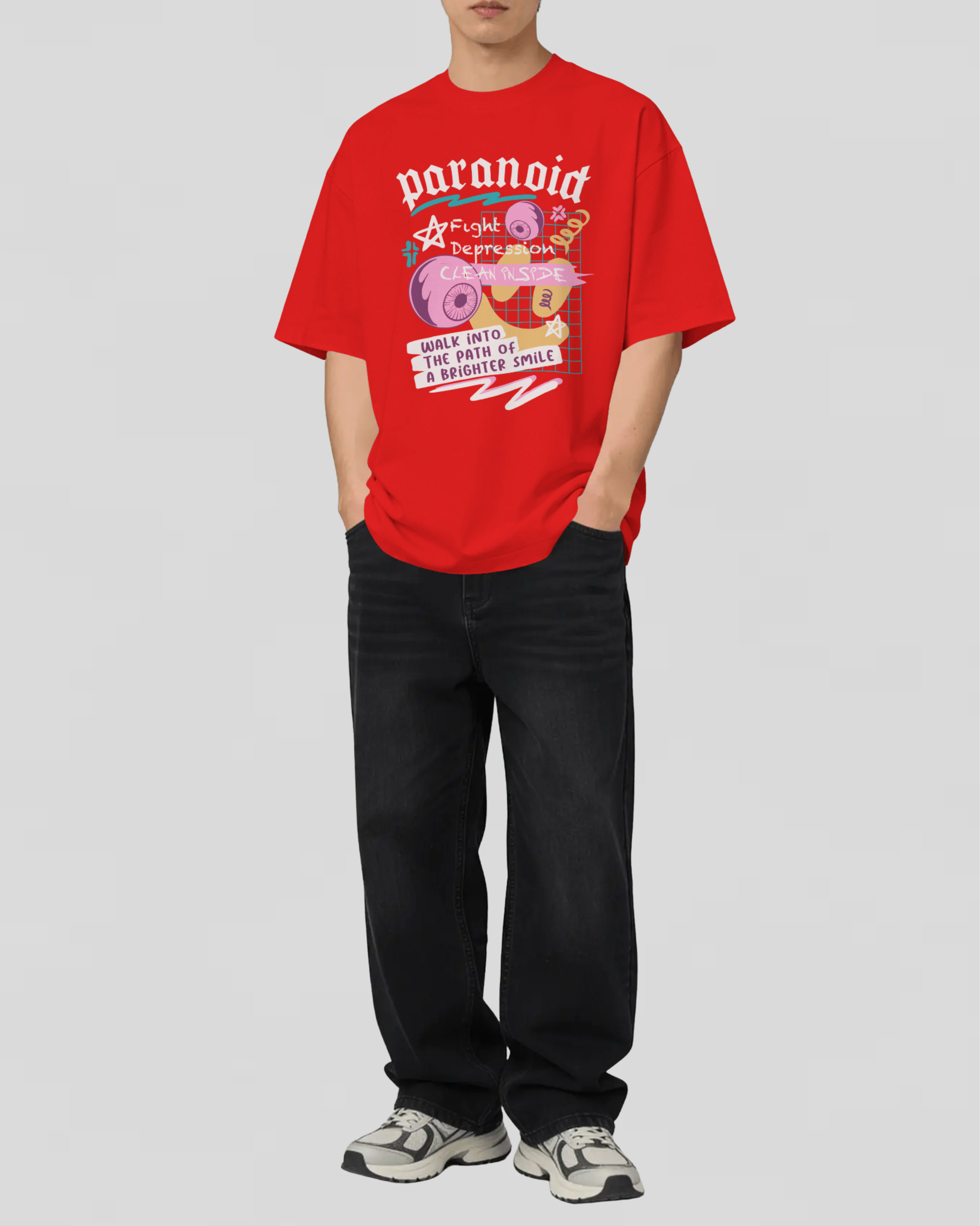 PARANOID Tshirt (Red)