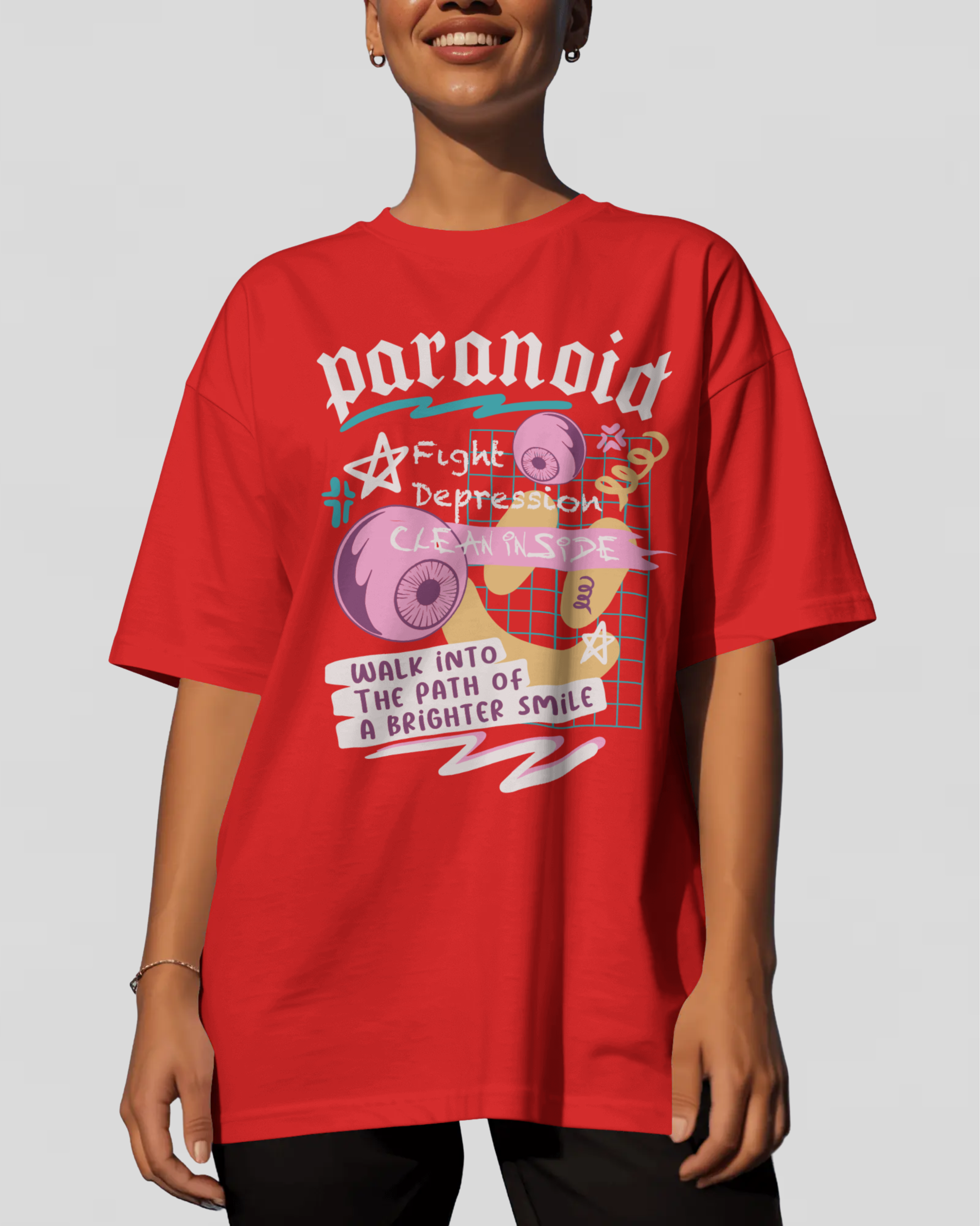PARANOID Tshirt (Red)