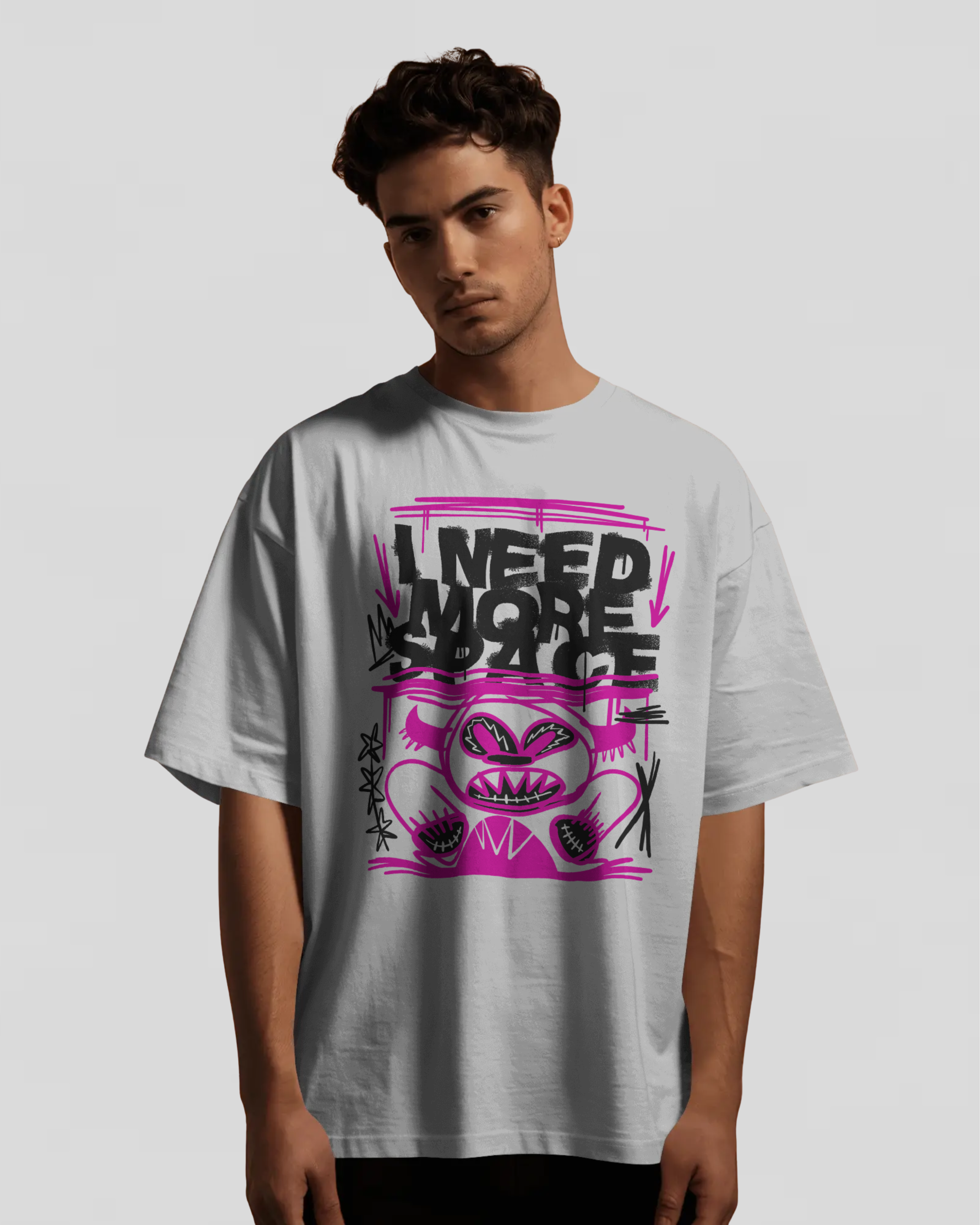 I NEED MORE SPACE Tshirt (Vrystal Teal)