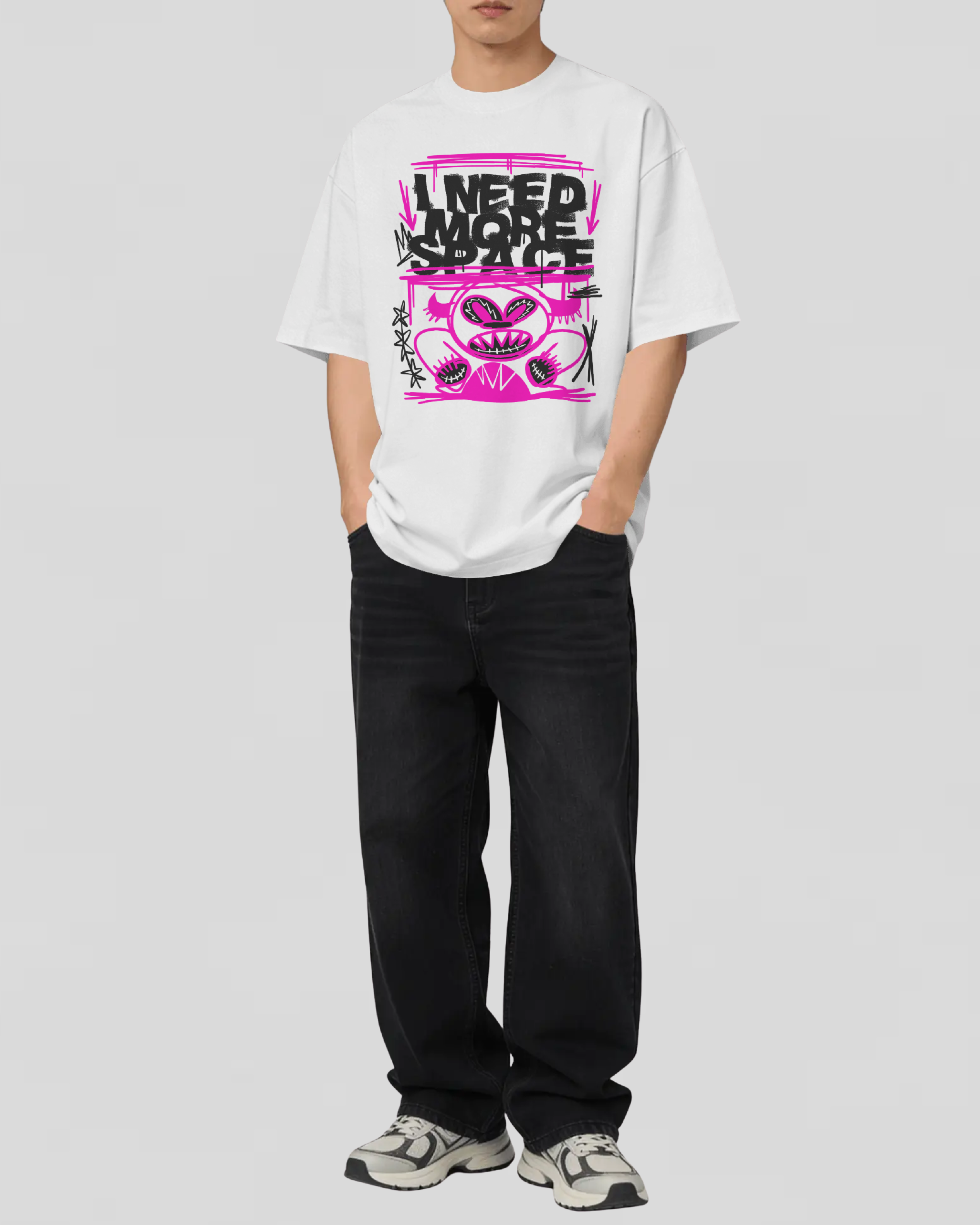 I NEED MORE SPACE Tshirt (Vrystal Teal)