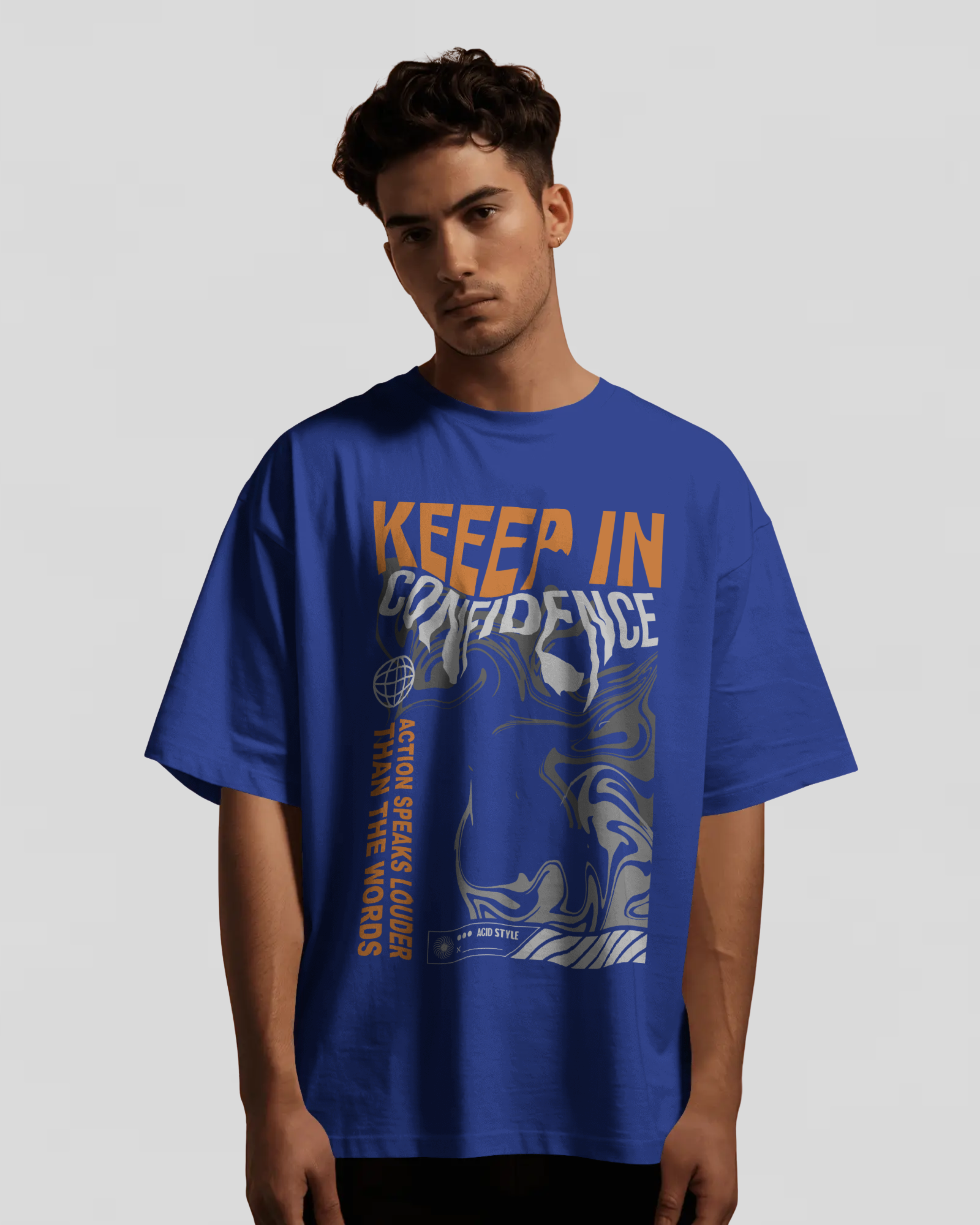 CONFIDENCE Tshirt (Royal Blue)