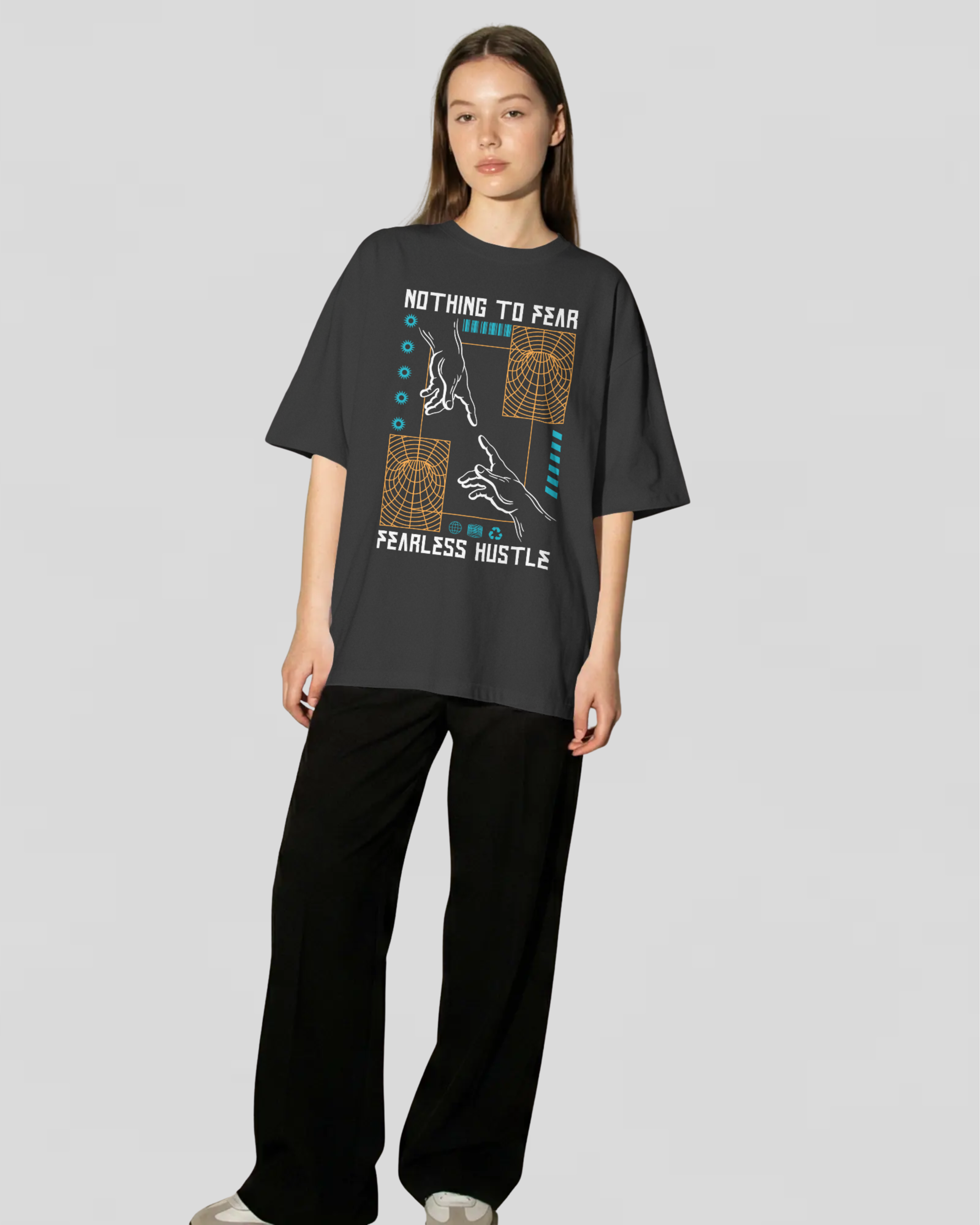 FEARLESS HUSTLE Tshirt (Black)