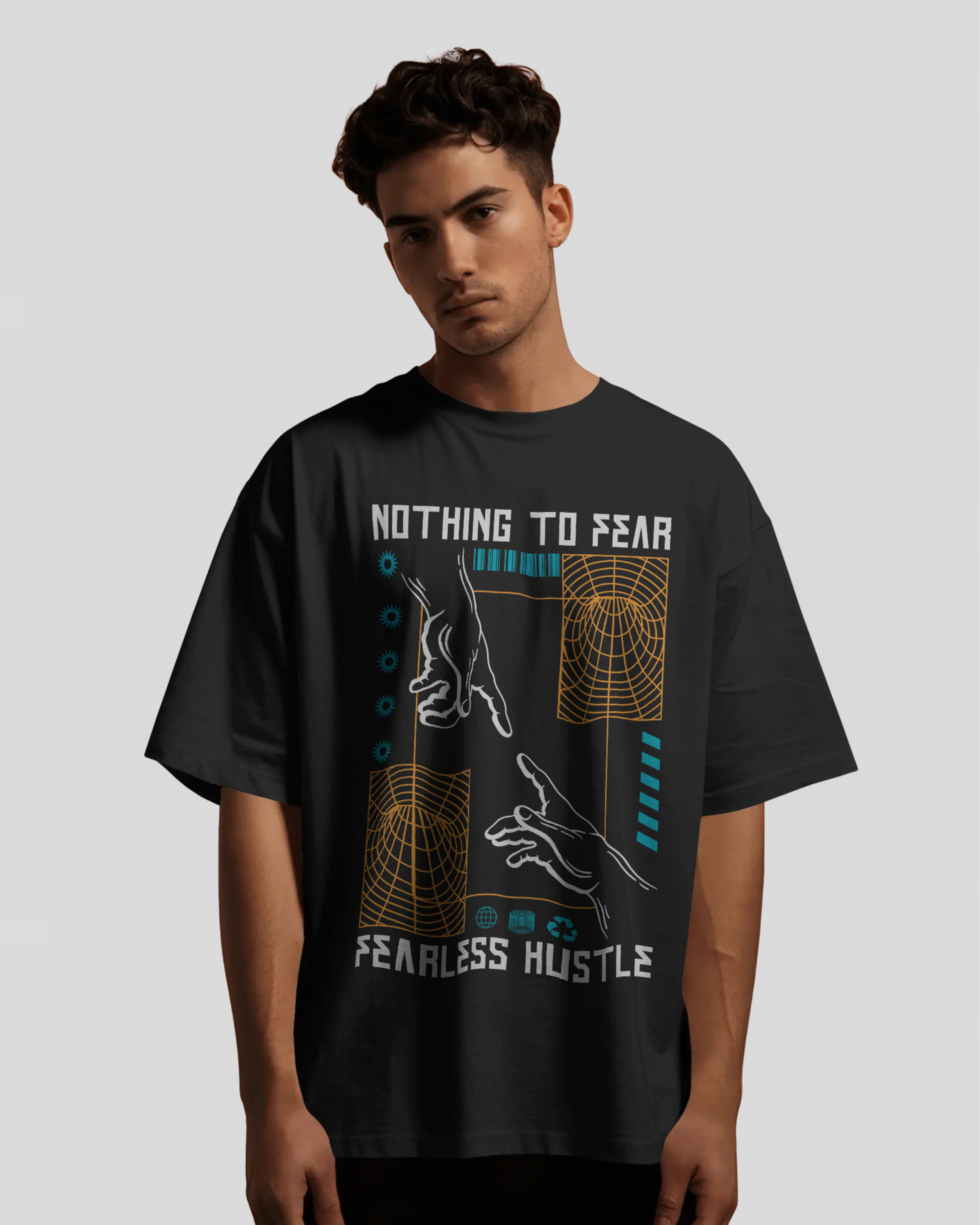 FEARLESS HUSTLE Tshirt (Black)