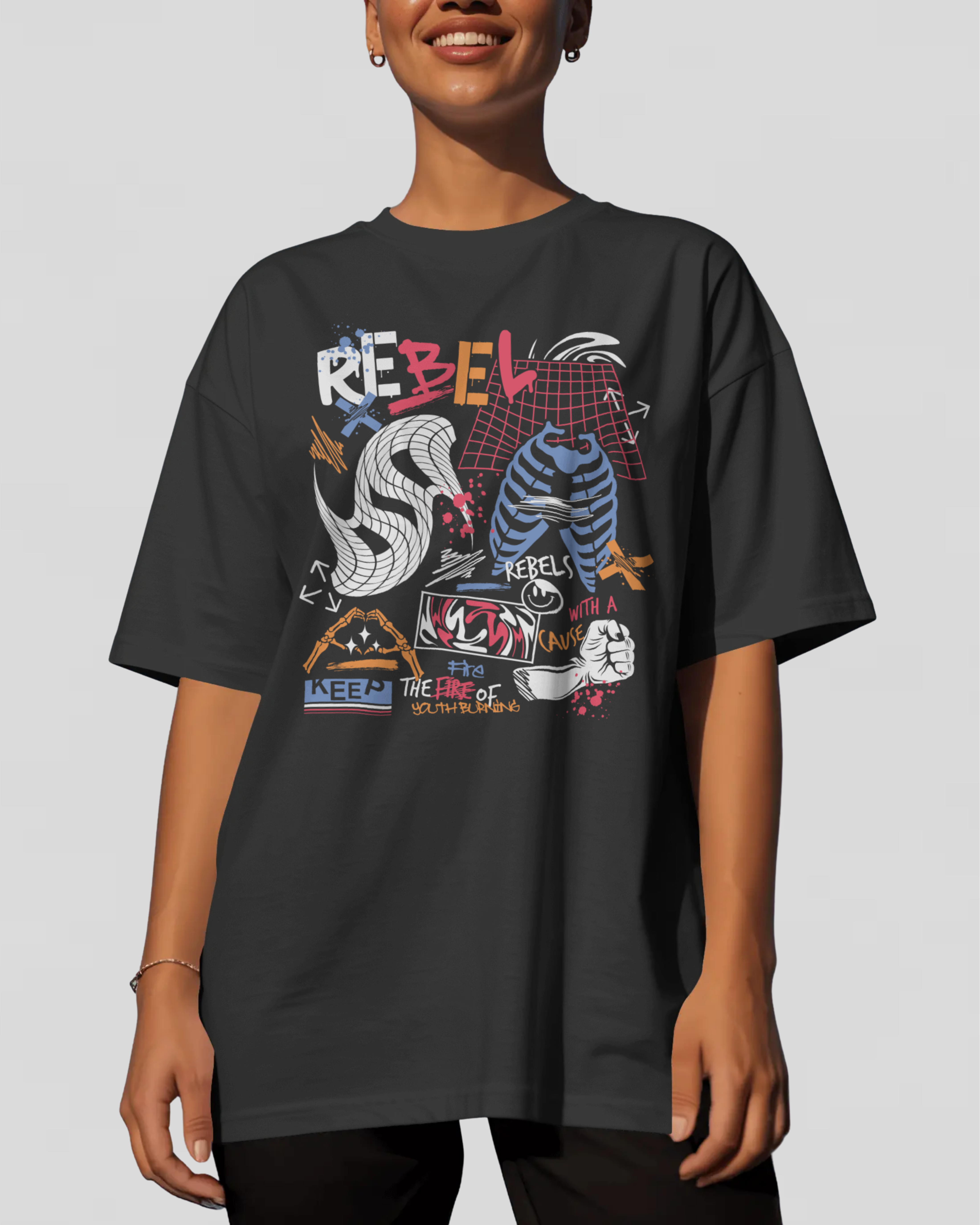 REBEL Tshirt (Black)
