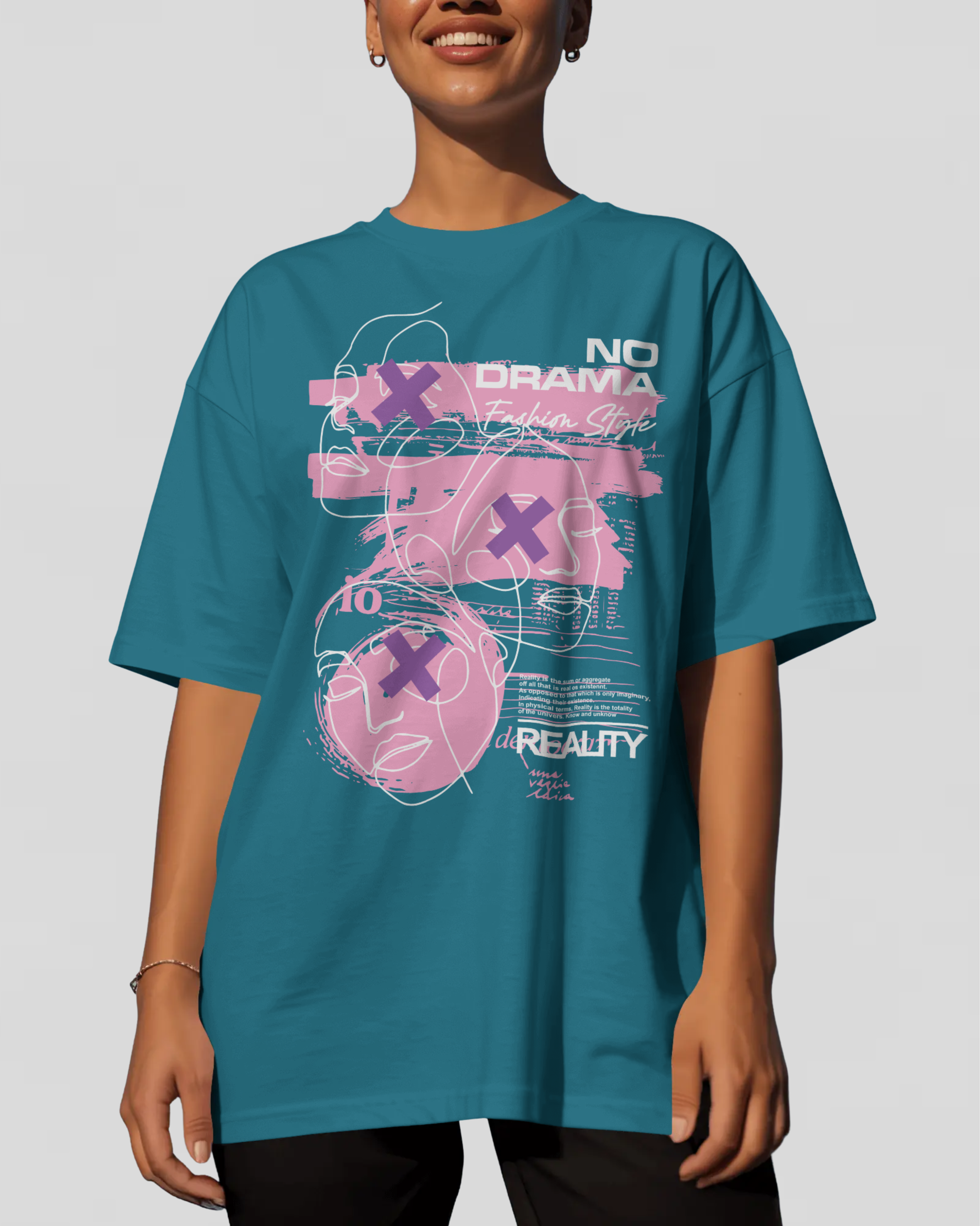 NO DRAMA (Vrystal Teal)