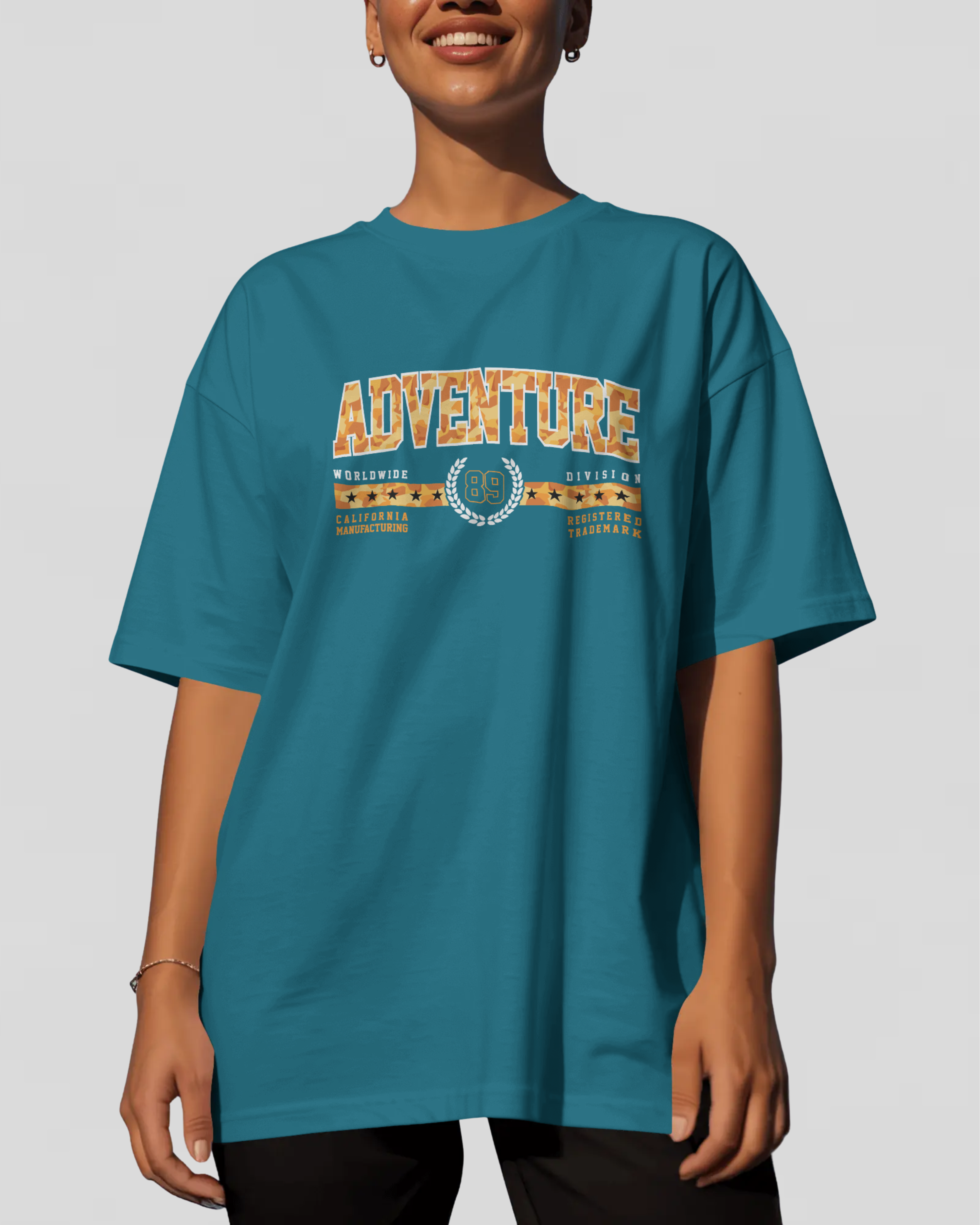 ADVENTURE Tshirt (CRYSTAL TEAL)