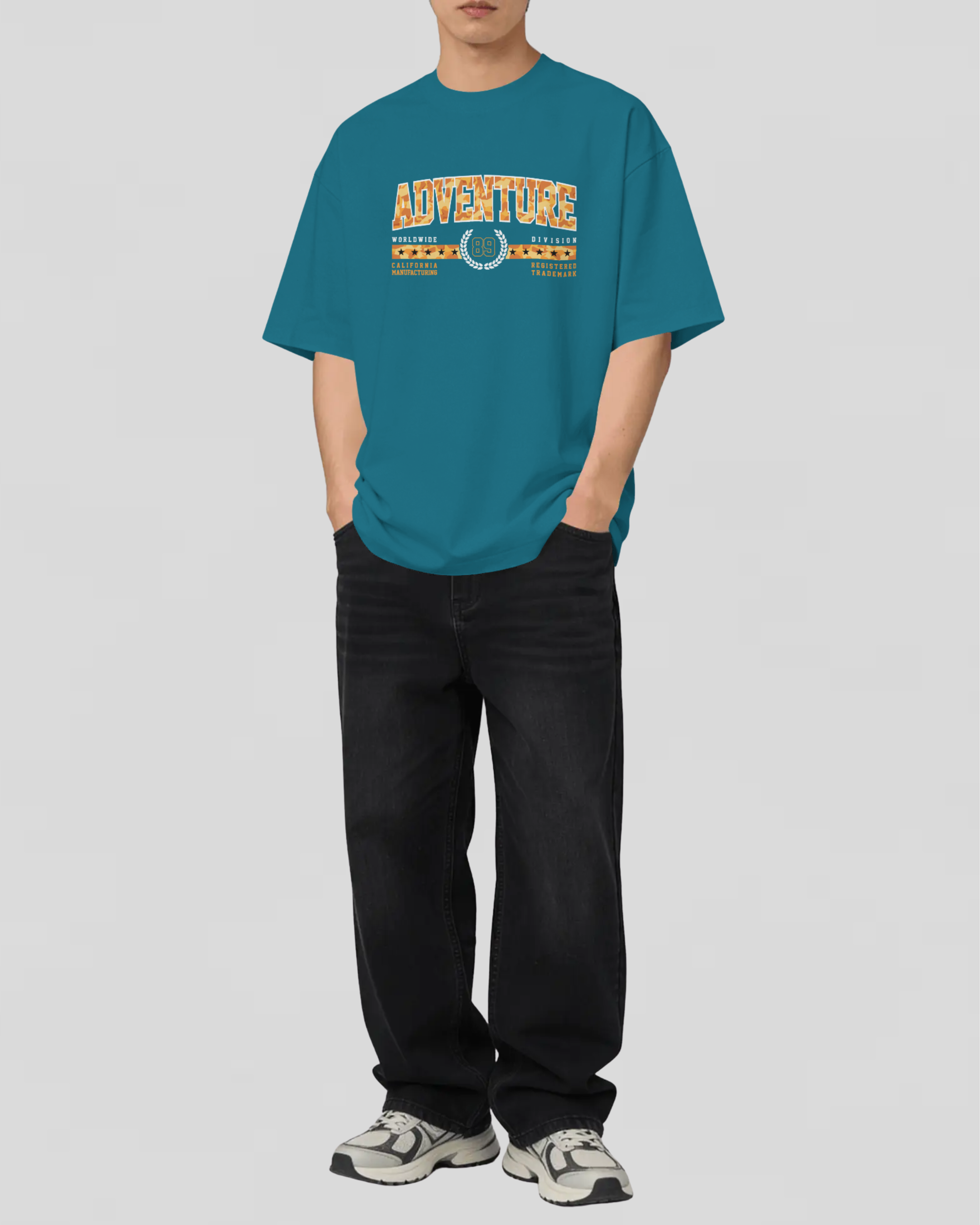 ADVENTURE Tshirt (CRYSTAL TEAL)