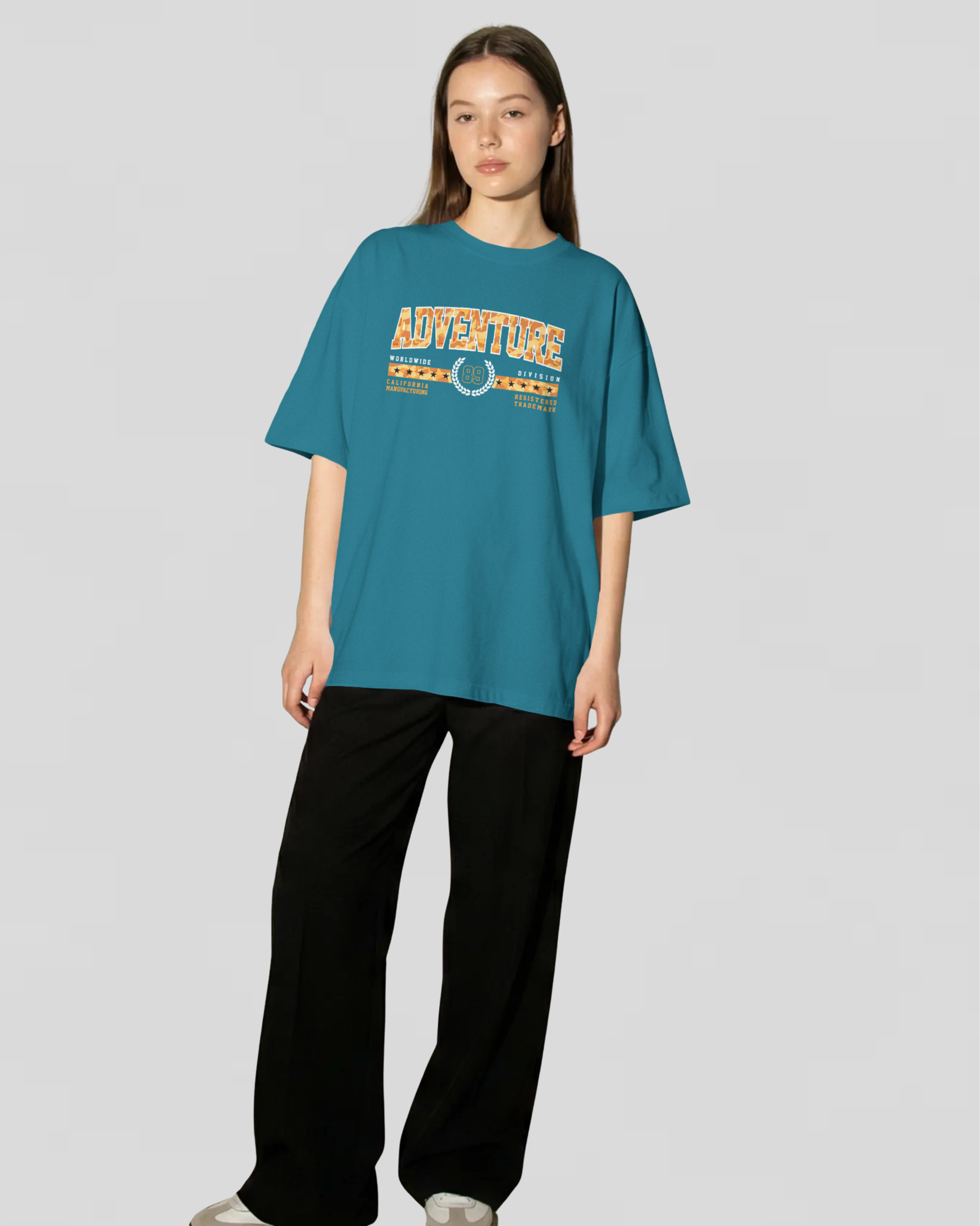 ADVENTURE Tshirt (CRYSTAL TEAL)