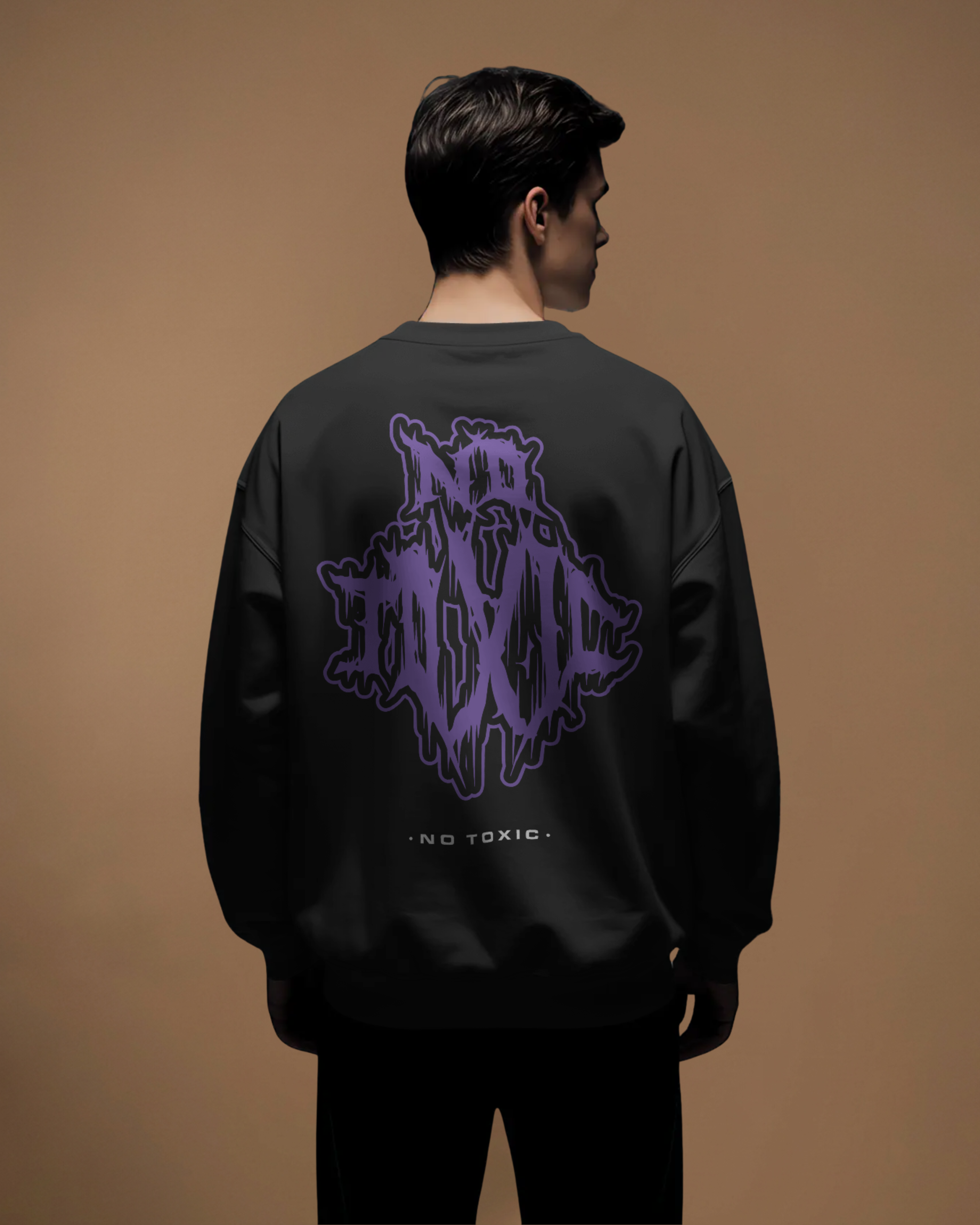 NO TOXIC Sweatshirt (Black)