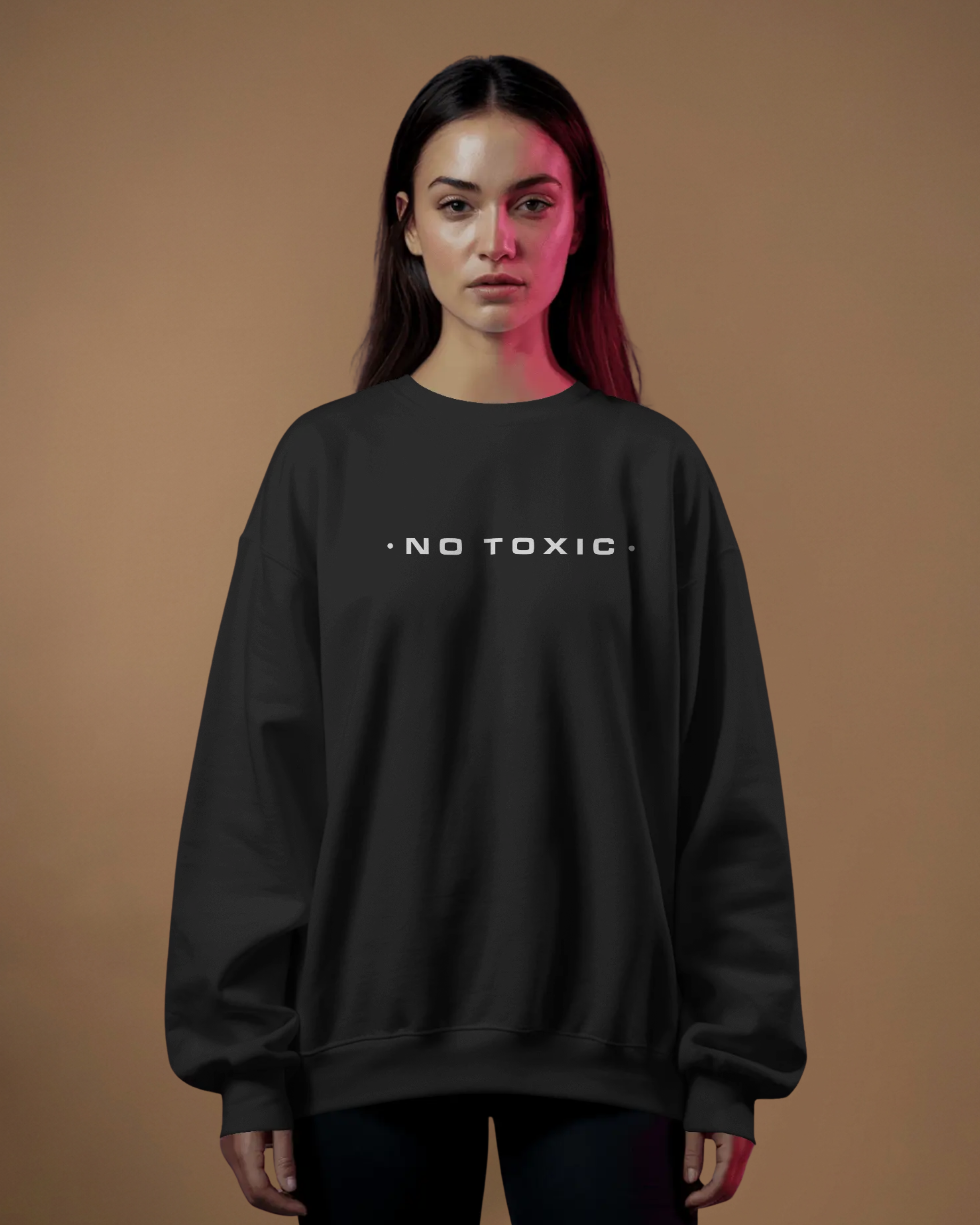 NO TOXIC Sweatshirt (Black)