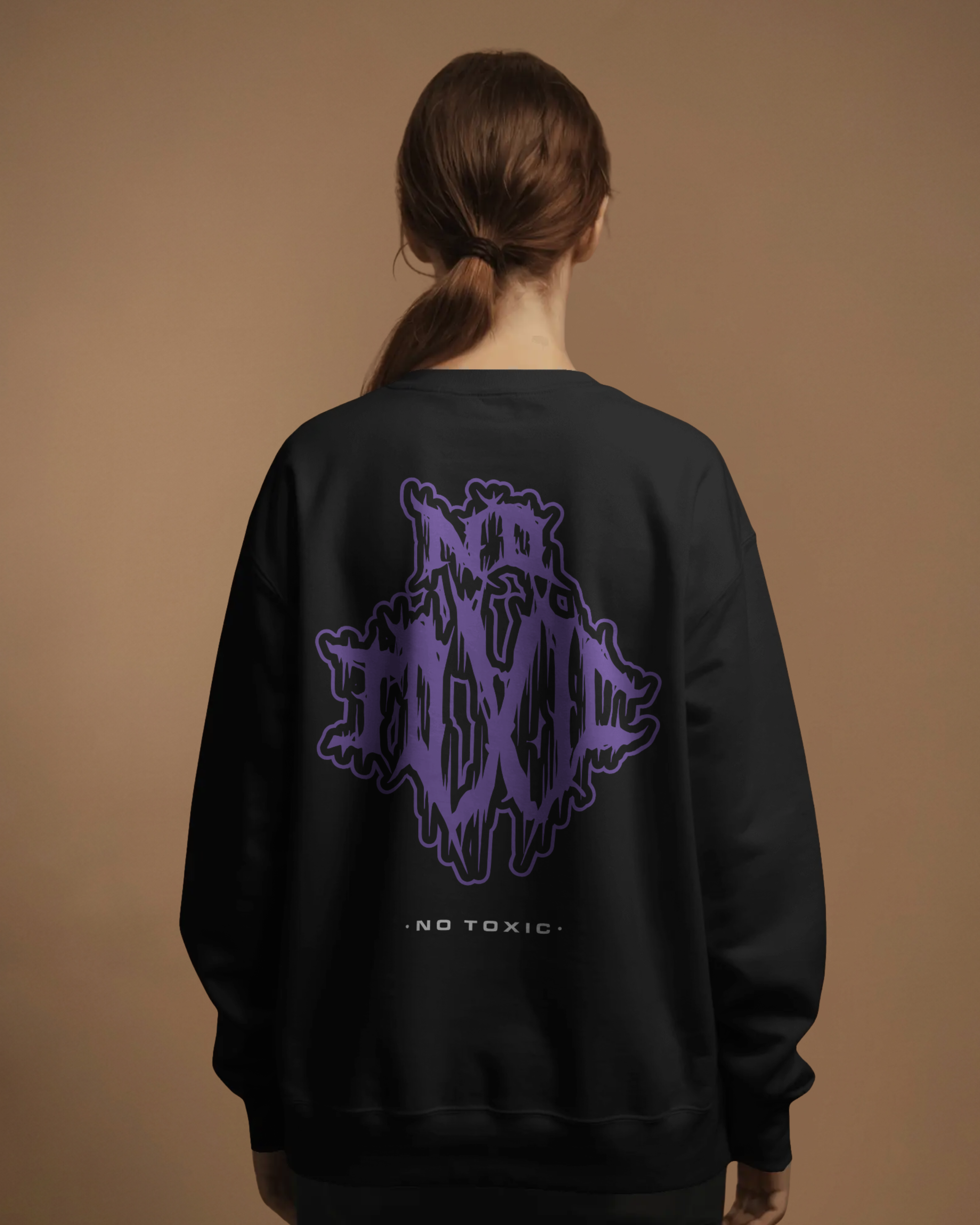 NO TOXIC Sweatshirt (Black)