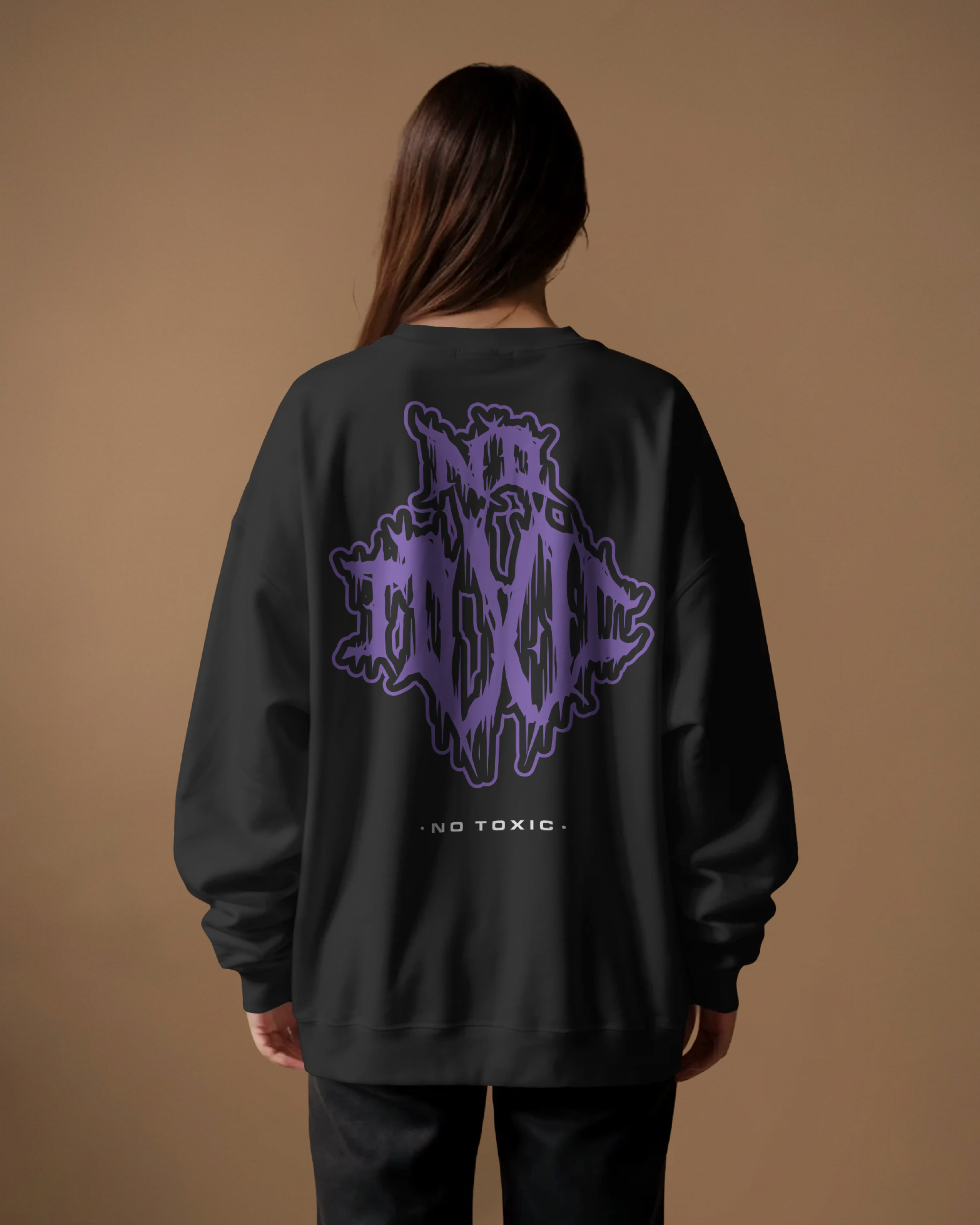 NO TOXIC Sweatshirt (Black)