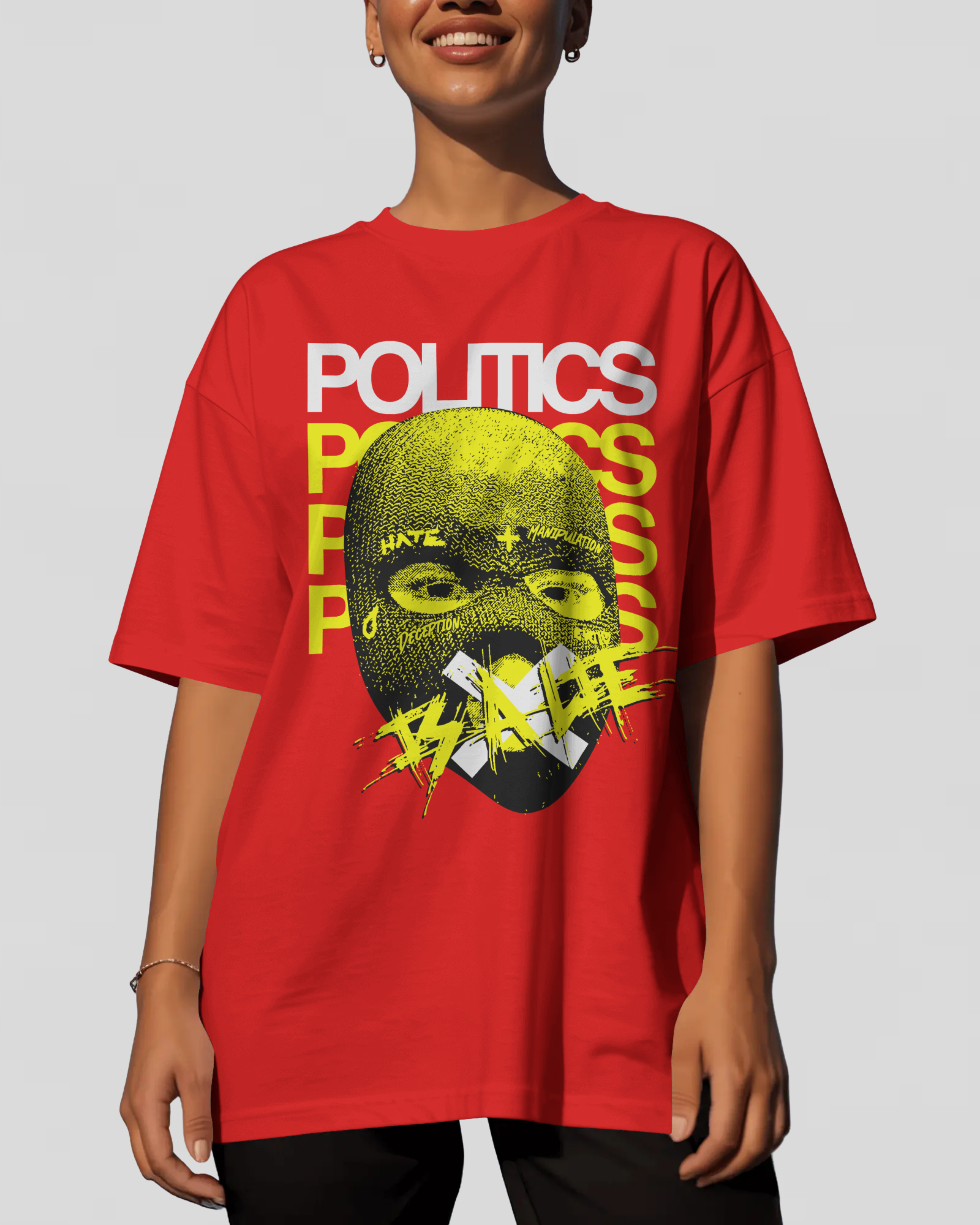 Politics Tshirt (RED)