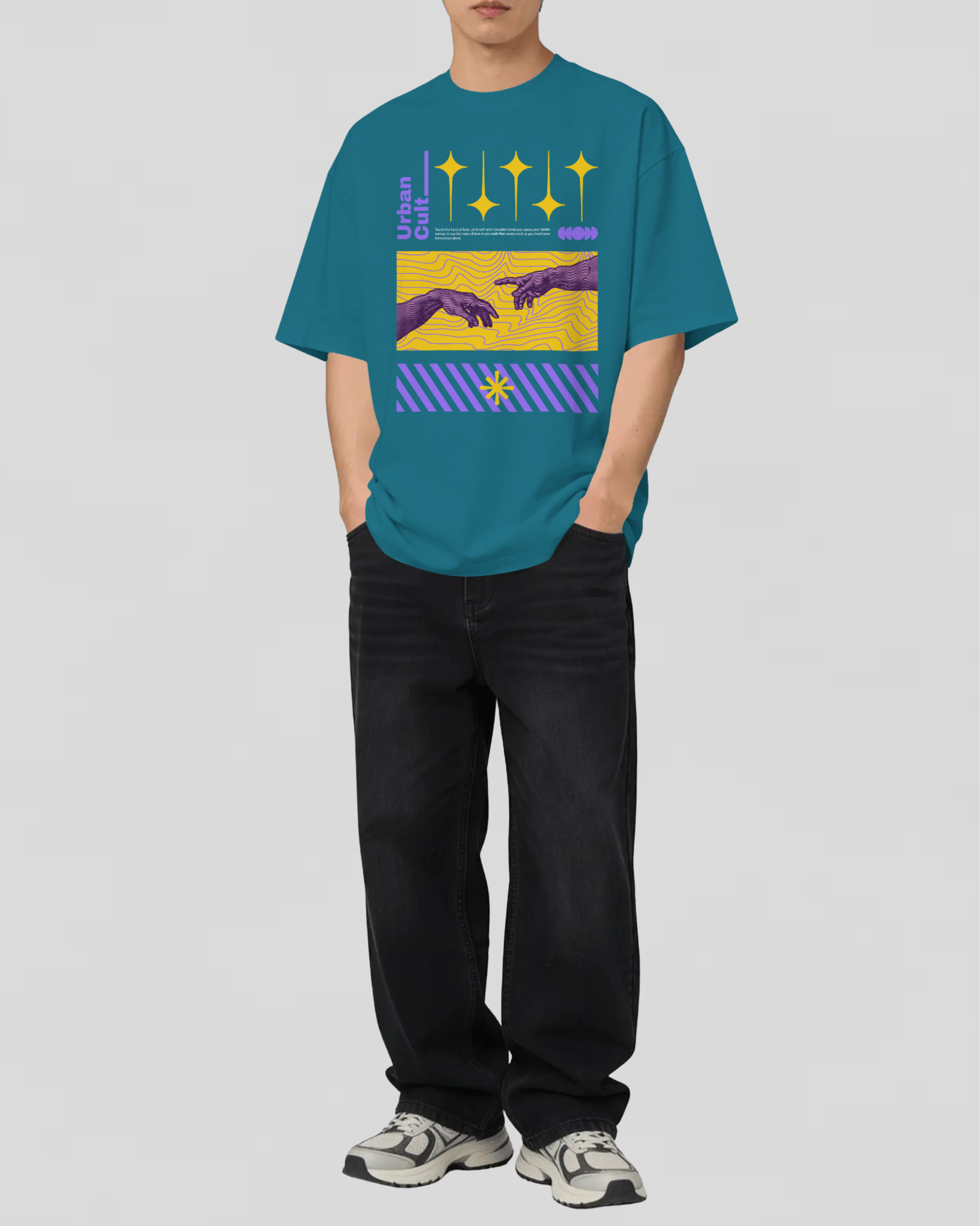 URBAN CULT Tshirt (Vrystal Teal)