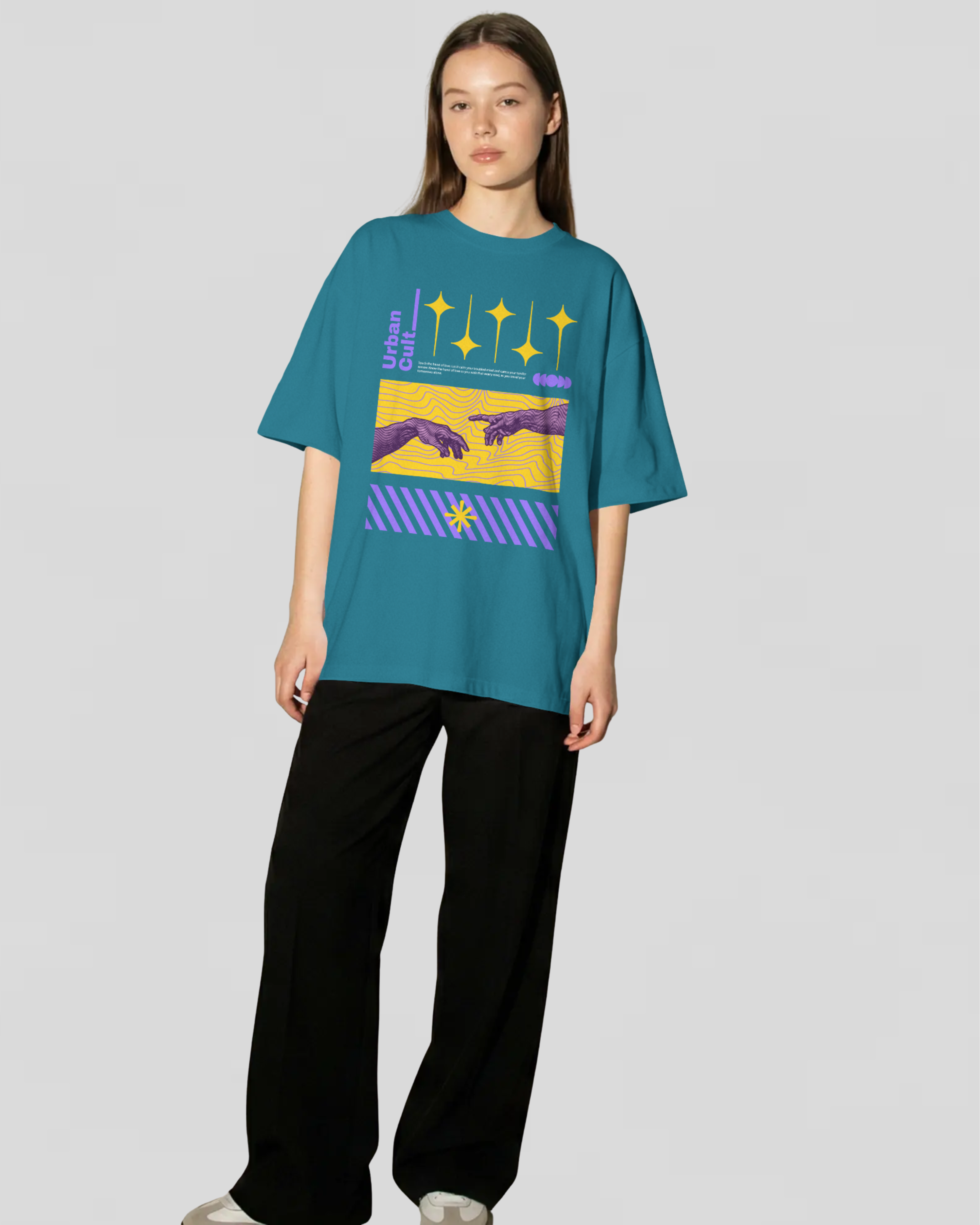 URBAN CULT Tshirt (Vrystal Teal)